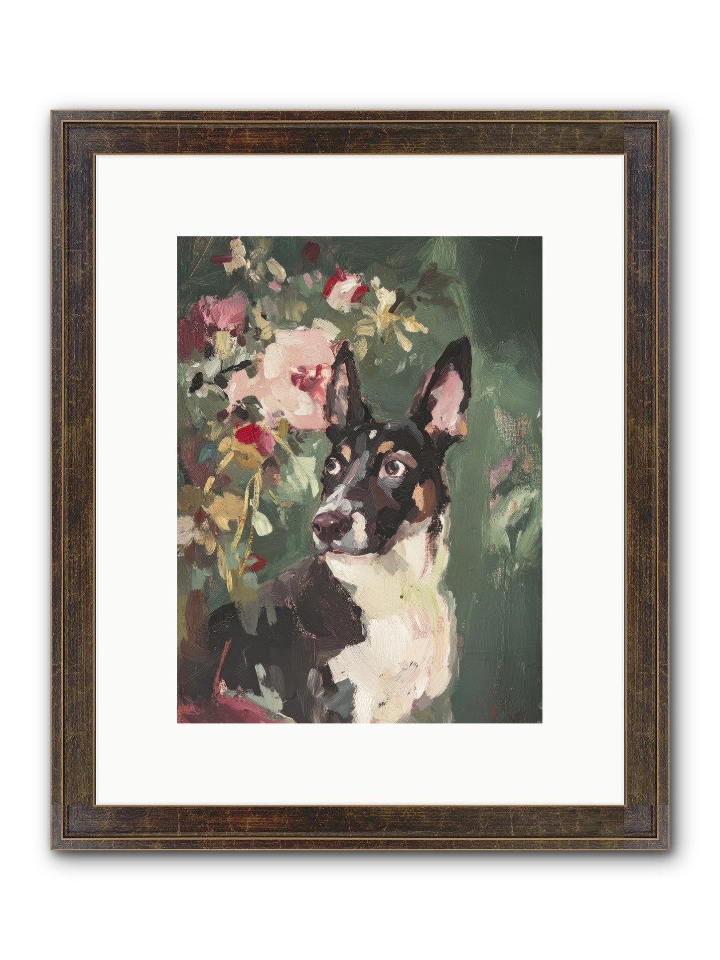 Elf Framed Print - Slimwoods Black/Gold 9x12