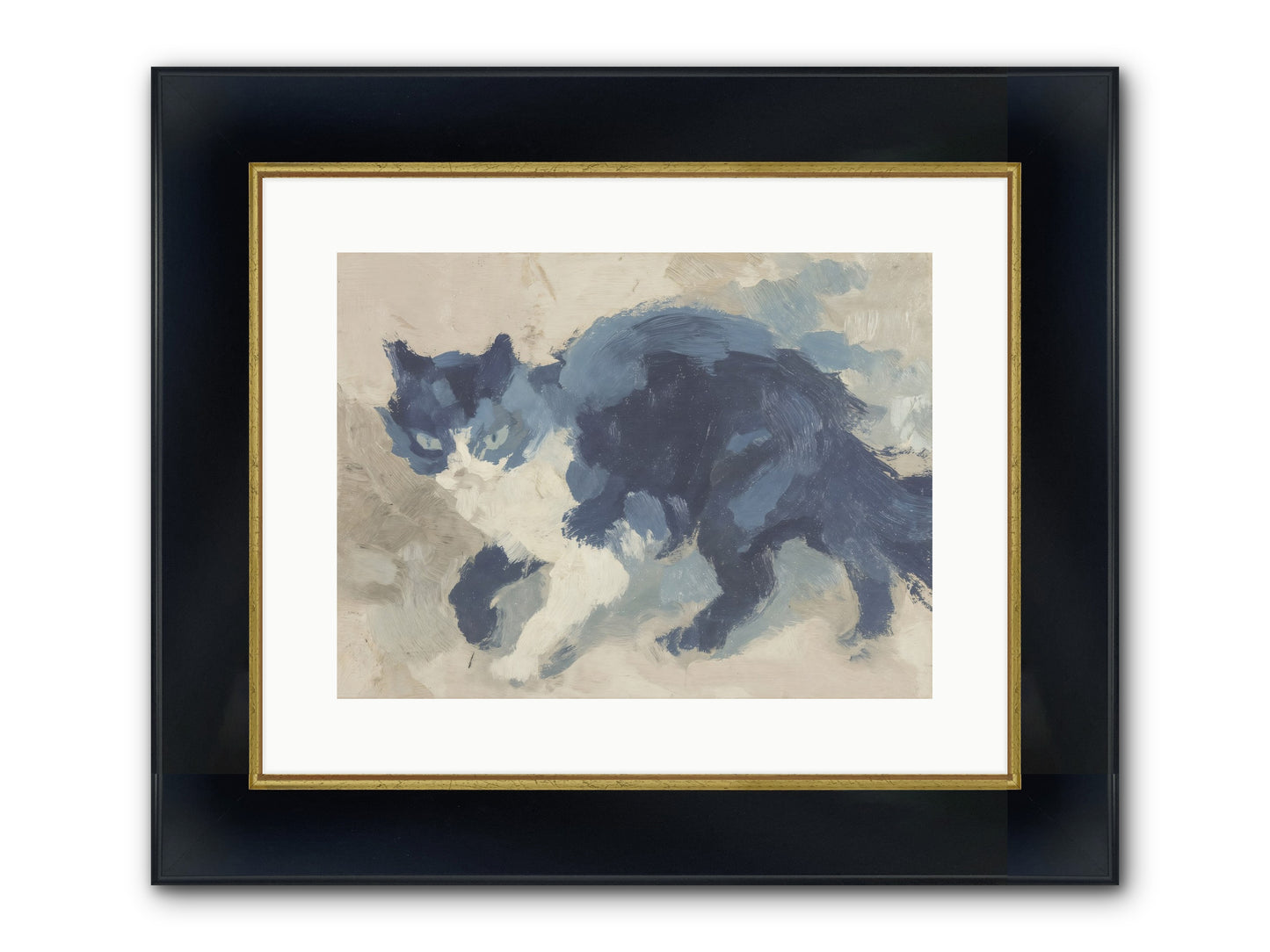 Eloquence In Motion Framed Print - Wide Black w/Gold 16x12