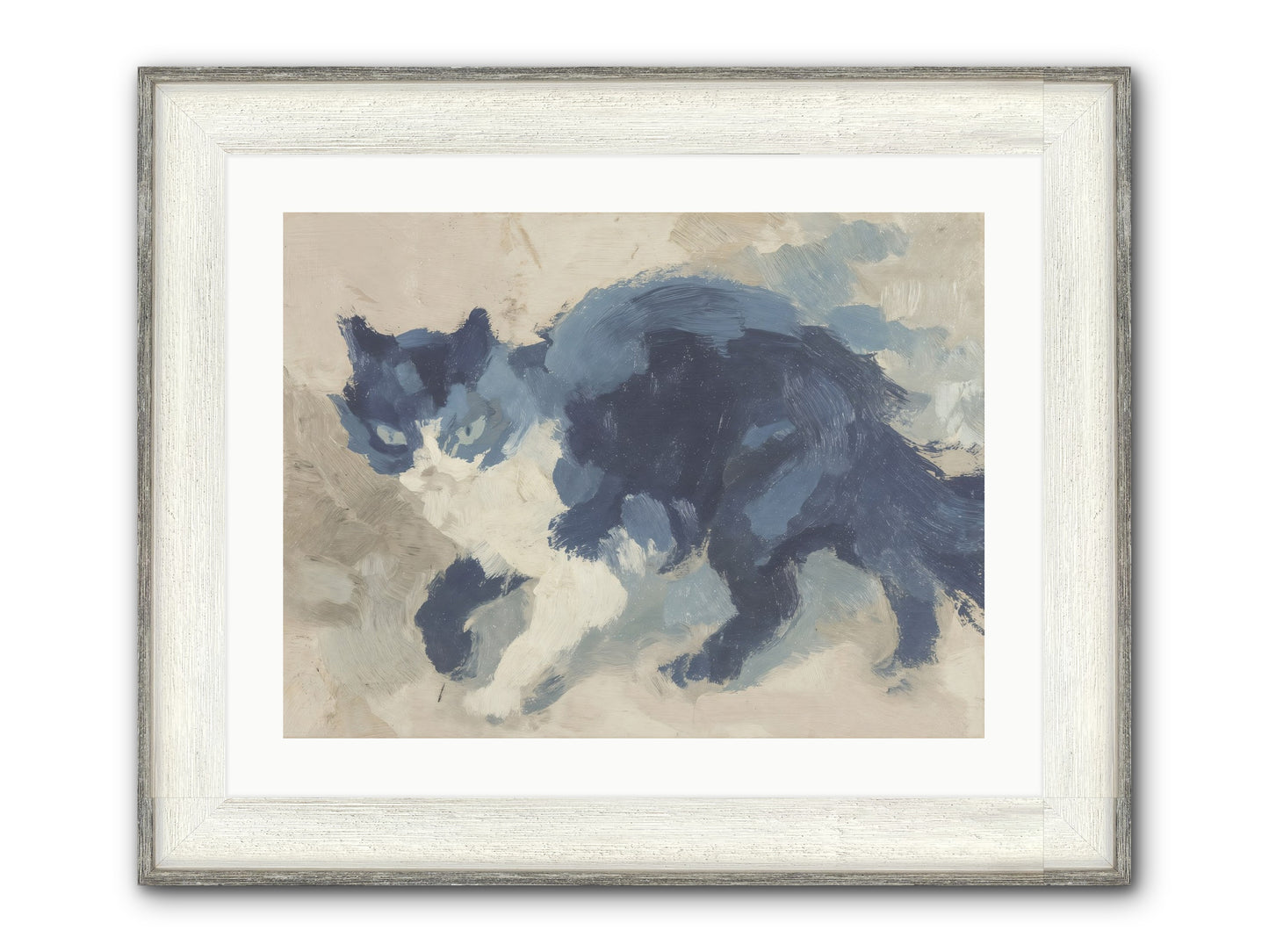 Eloquence In Motion Framed Print - Driftwood White 24x18