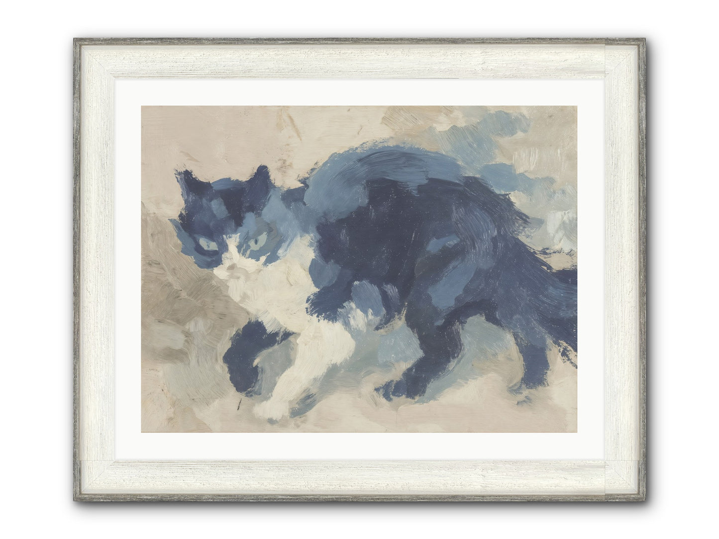 Eloquence In Motion Framed Print - Driftwood White 32x24