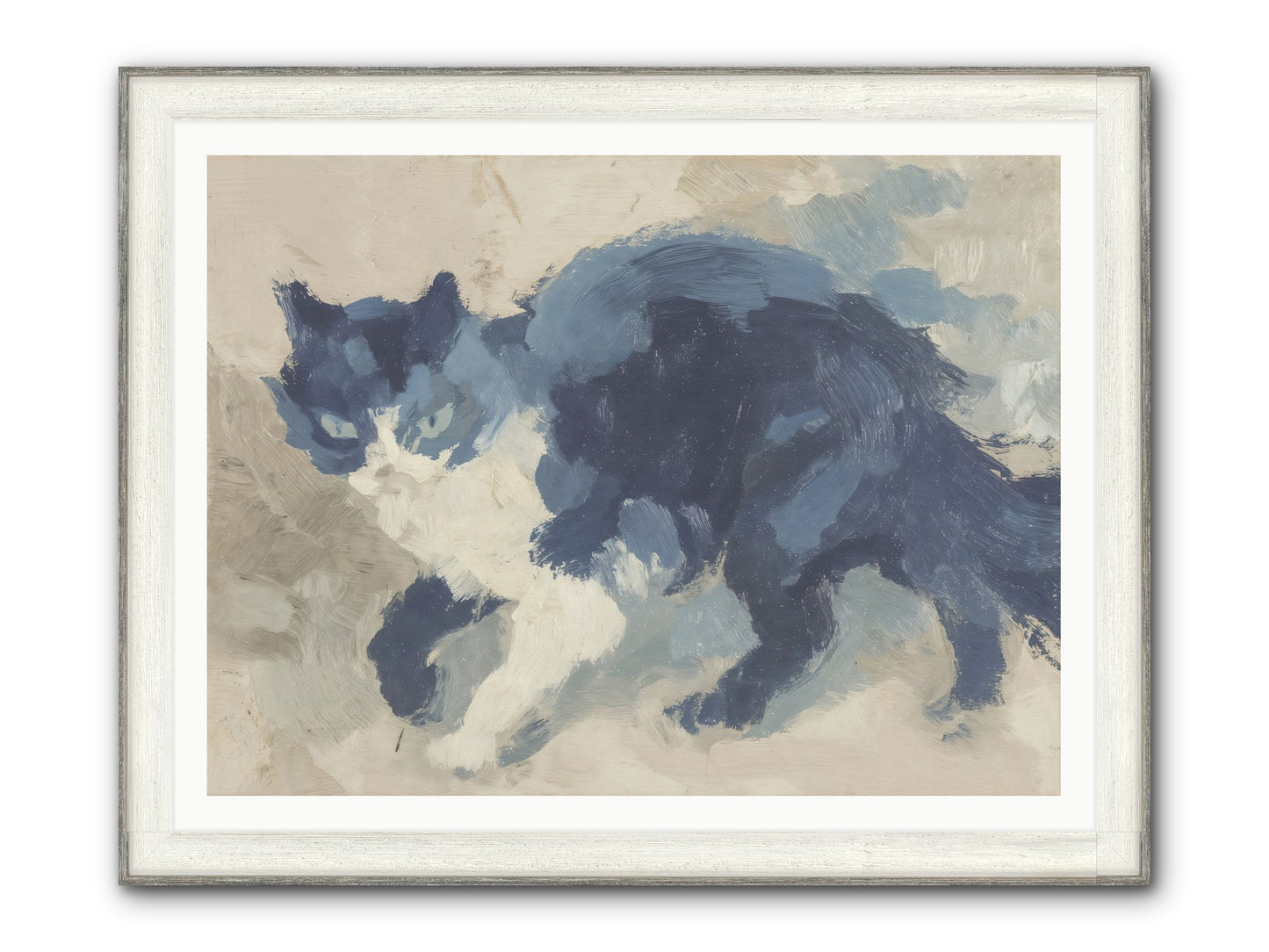 Eloquence In Motion Framed Print - Driftwood White 48x36