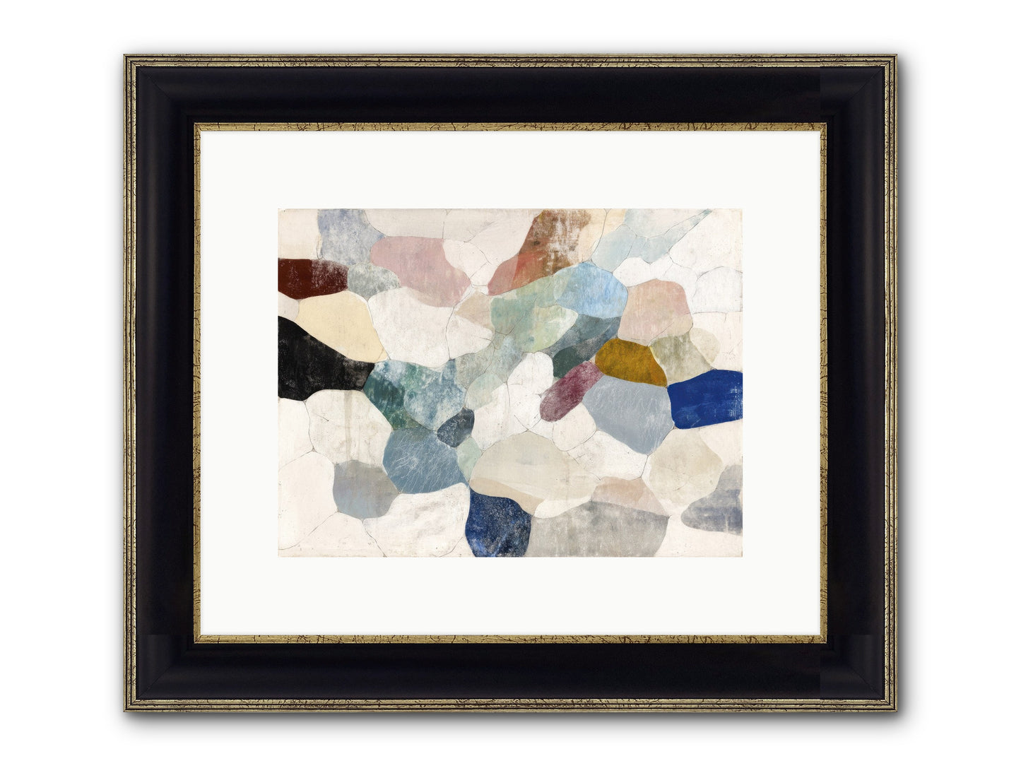 Elysian Framed Print - Black & Gold 12x9