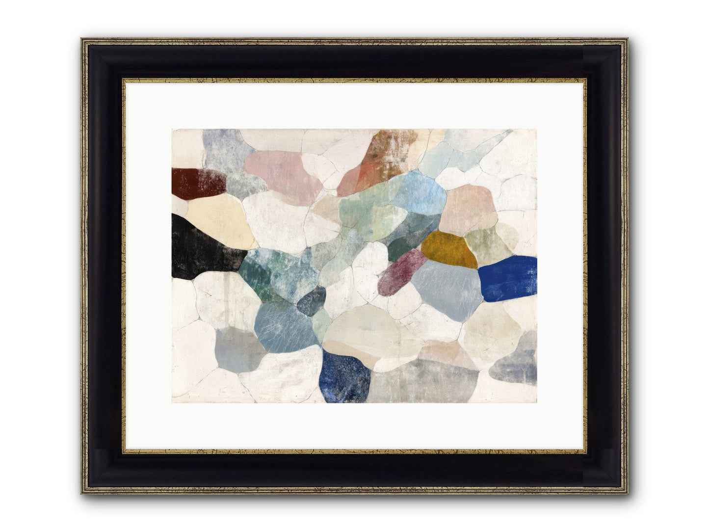 Elysian Framed Print - Black & Gold 16x12