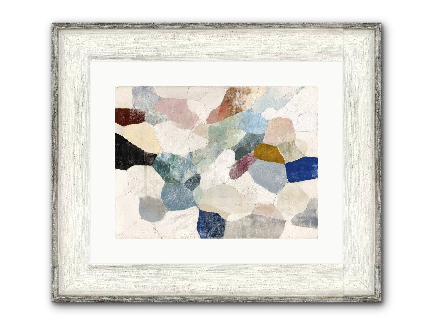 Elysian Framed Print - Driftwood White 16x12