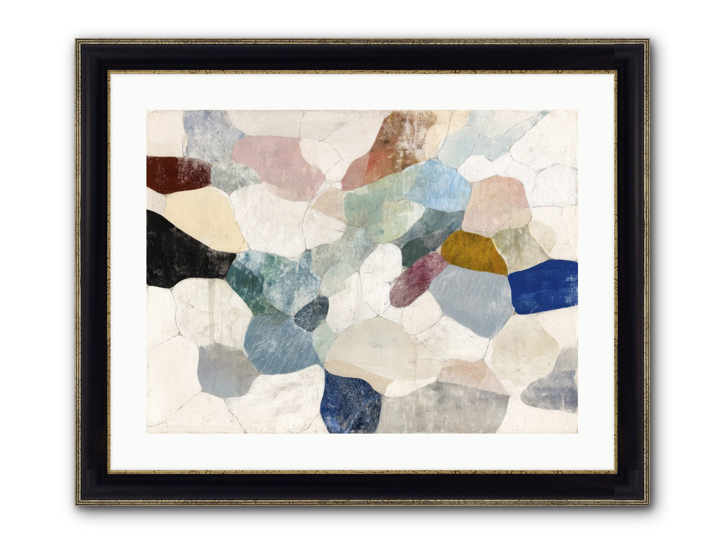Elysian Framed Print - Black & Gold 24x18