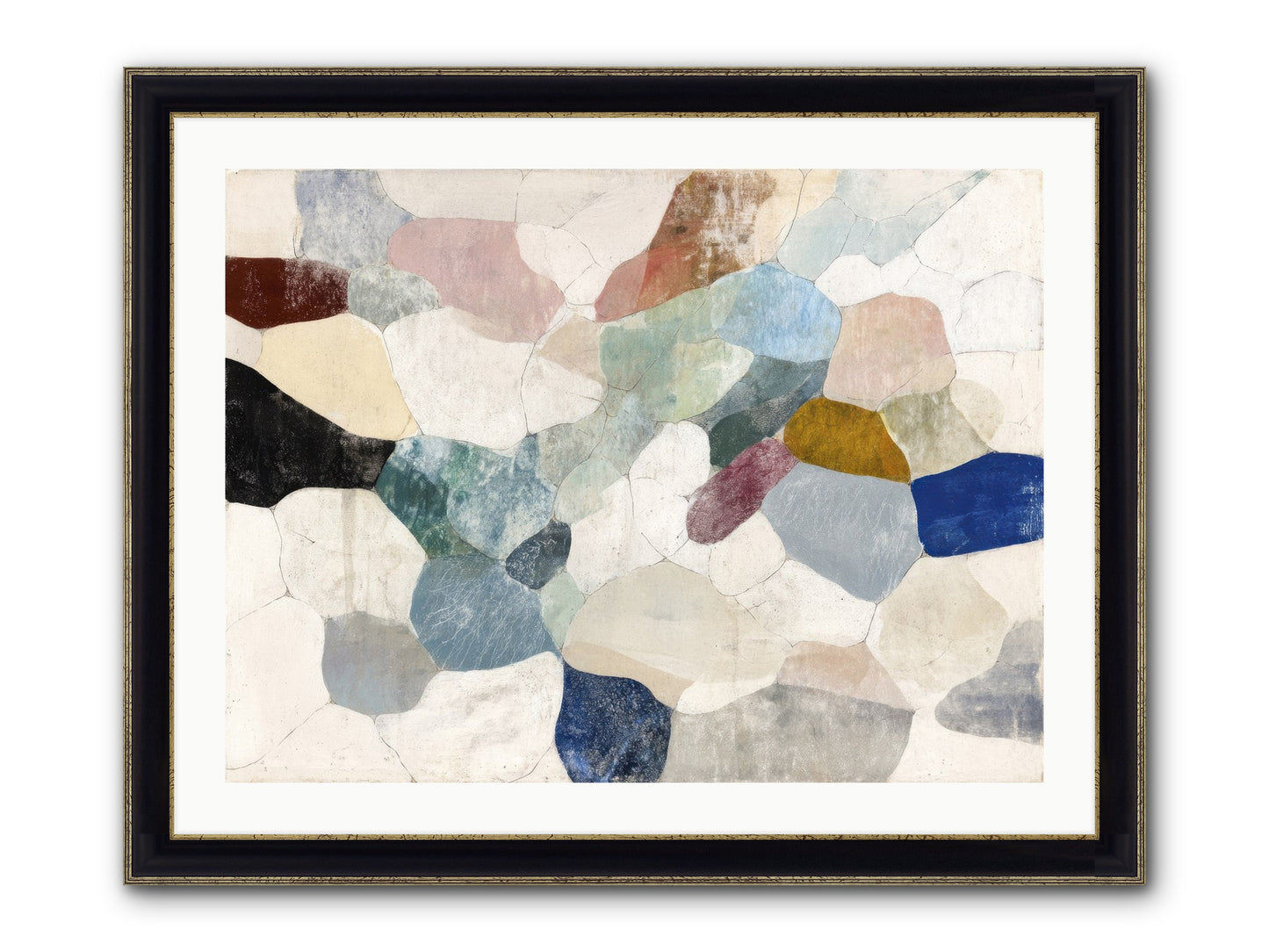 Elysian Framed Print - Black & Gold 32x24