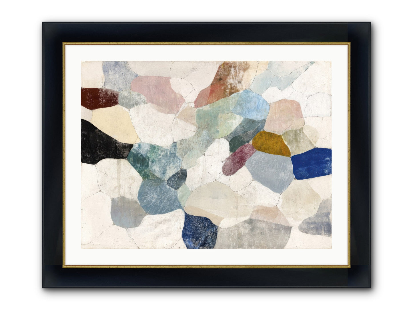 Elysian Framed Print - Wide Black w/Gold 32x24