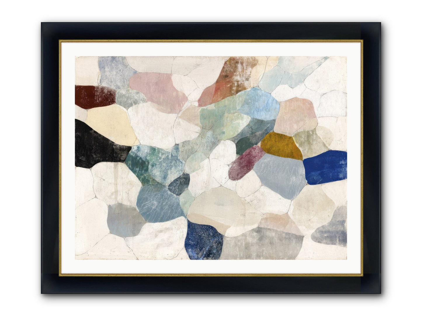 Elysian Framed Print - Wide Black w/Gold 40x30