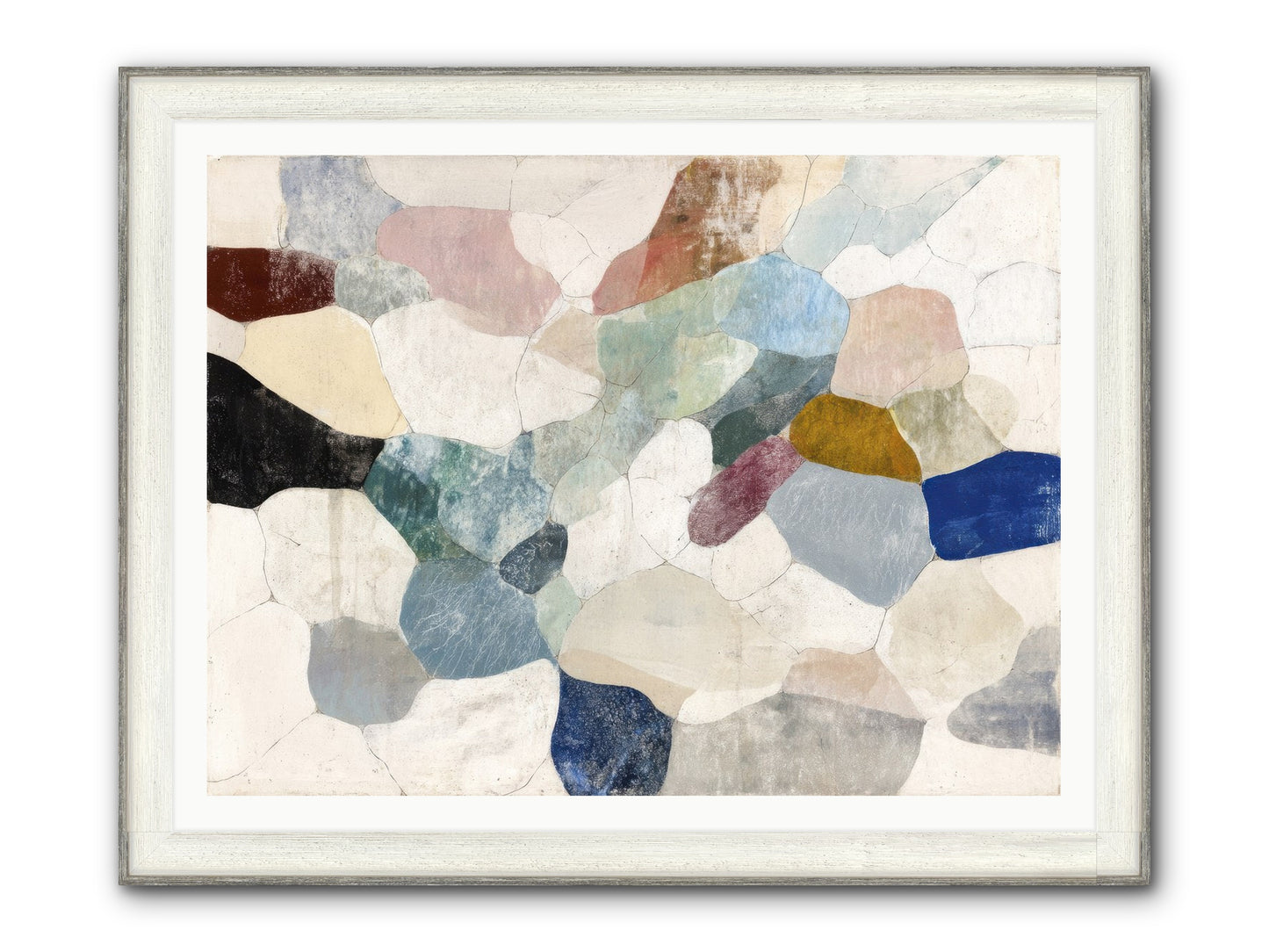 Elysian Framed Print - Driftwood White 48x36