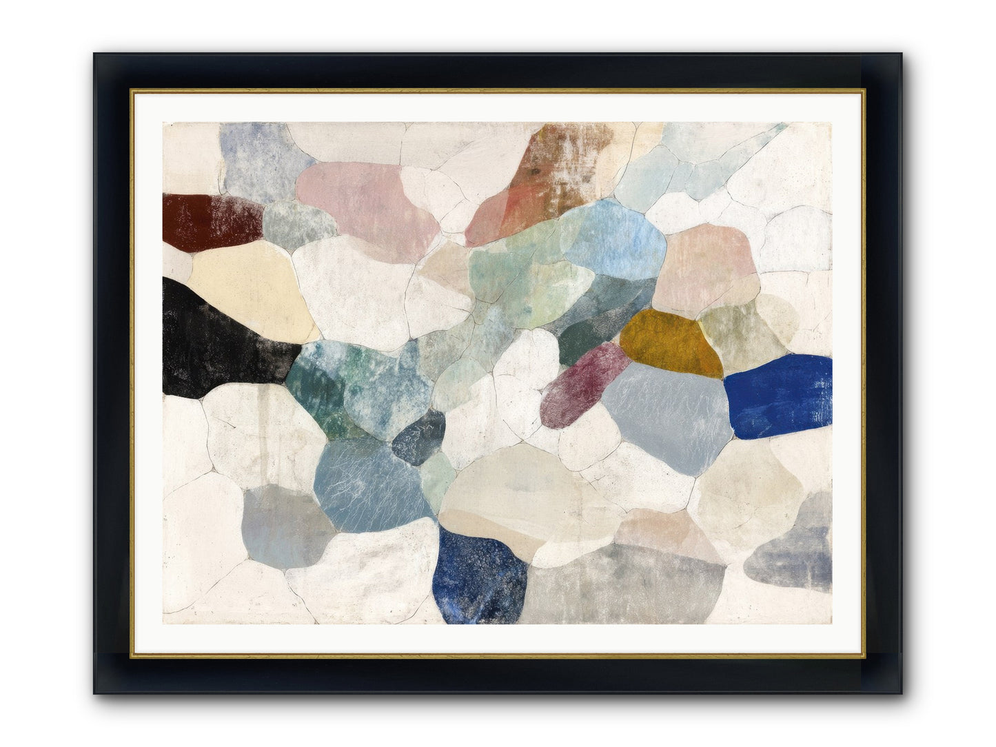 Elysian Framed Print - Wide Black w/Gold 48x36