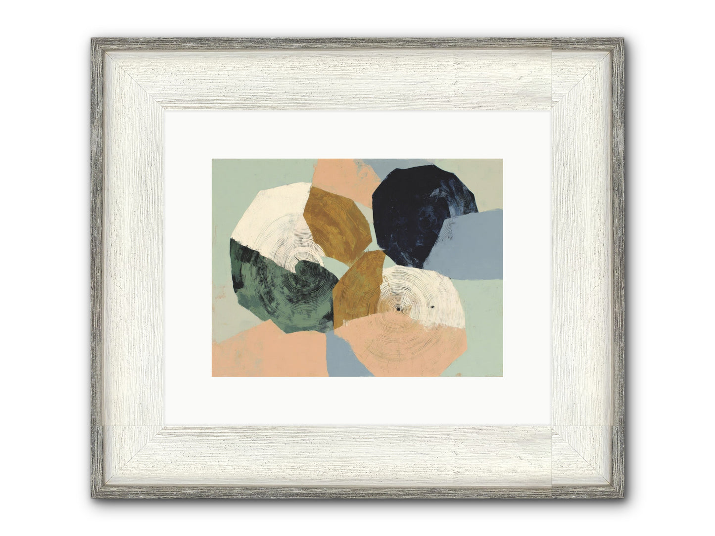 Ember Framed Print - Driftwood White 12x9