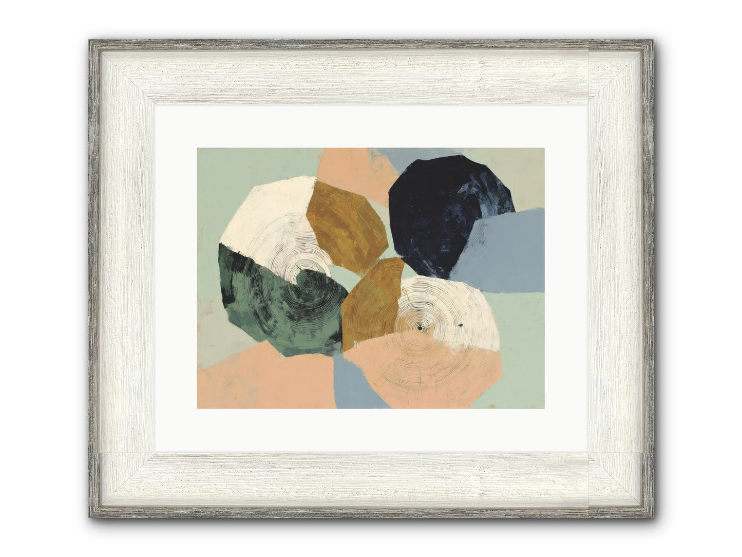 Ember Framed Print - Driftwood White 16x12
