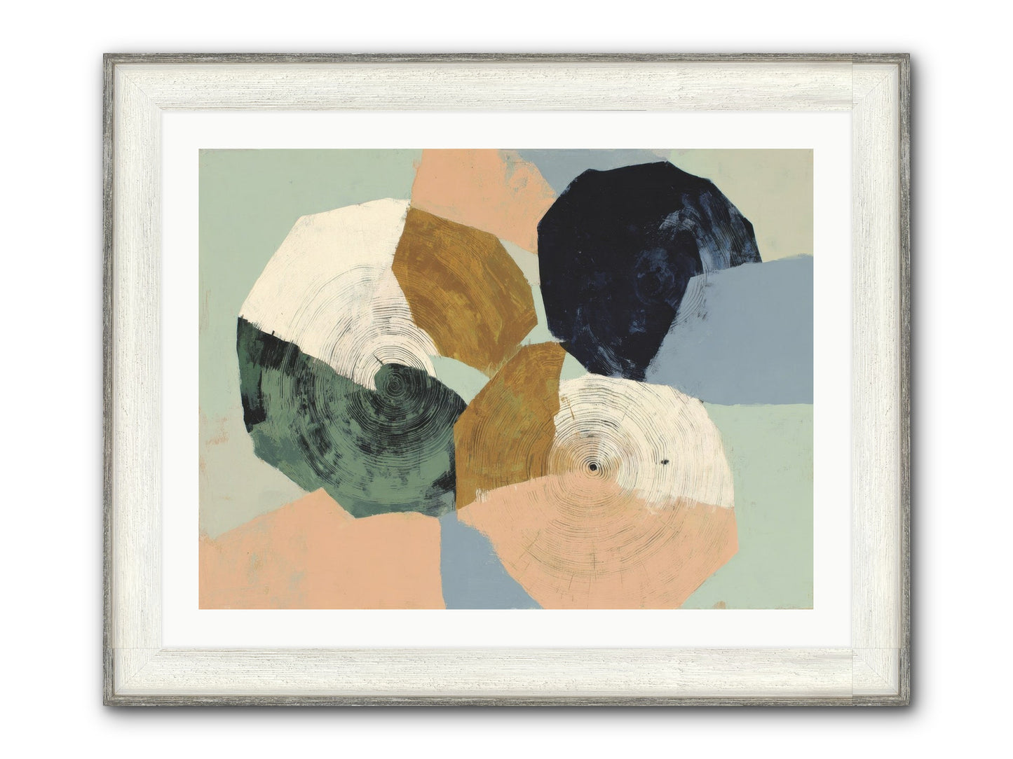 Ember Framed Print - Driftwood White 32x24