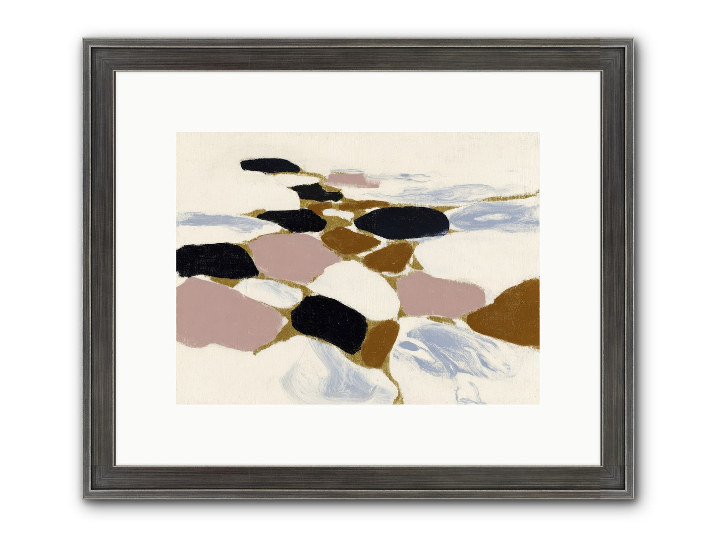 Emberly Framed Print - Slimwoods Black/Silver 12x9