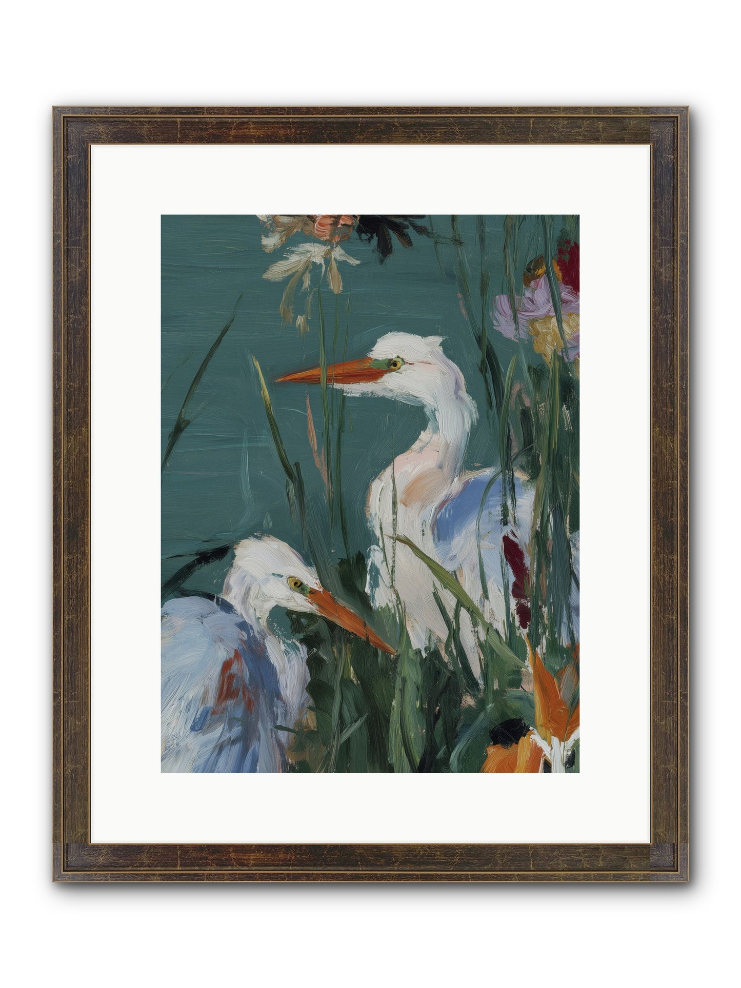 Emerald Cradles Framed Print - Slimwoods Black/Gold 12x16