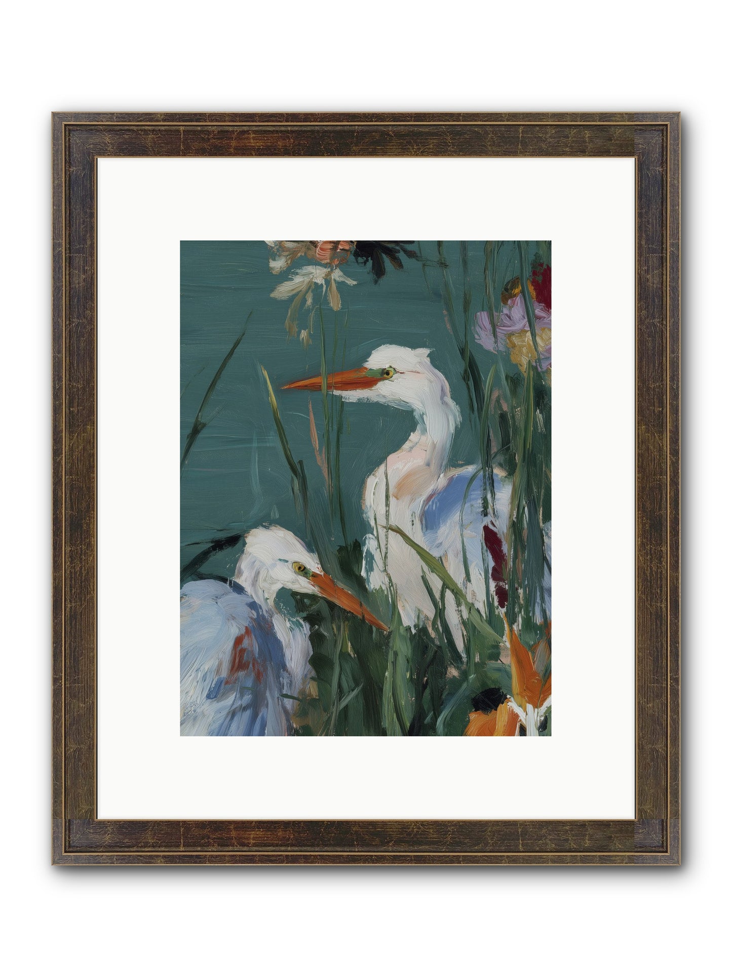 Emerald Cradles Framed Print - Slimwoods Black/Gold 9x12