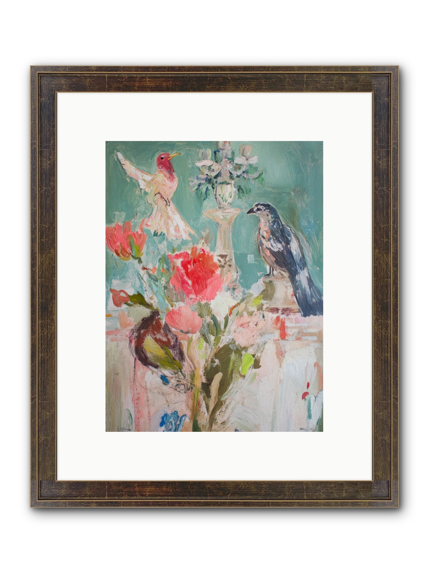 Emerald Dawn Framed Print - Slimwoods Black/Gold 9x12