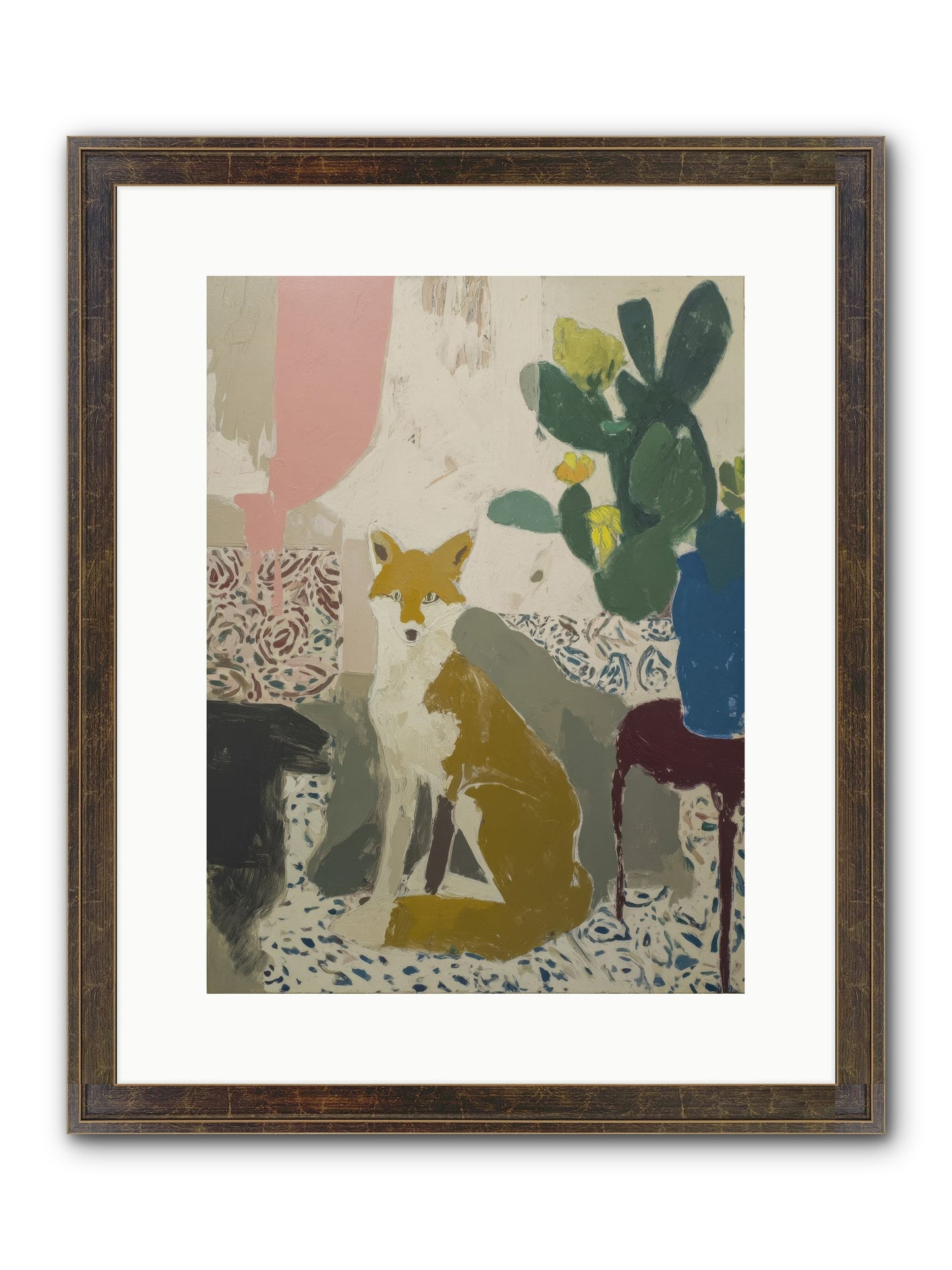 Emperor Framed Print - Slimwoods Black/Gold 12x16