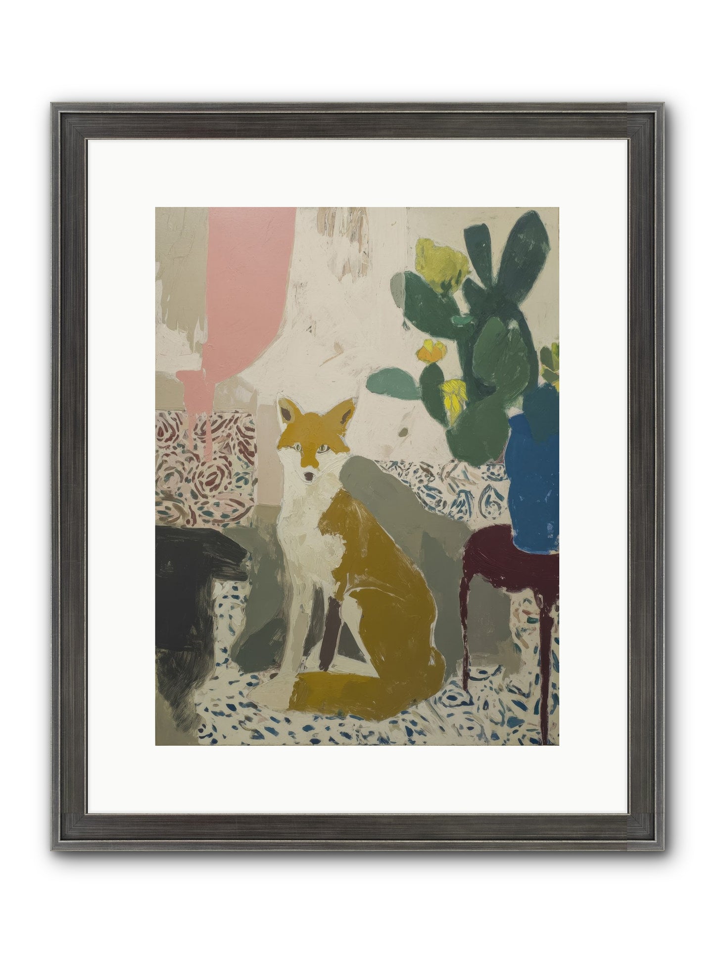 Emperor Framed Print - Slimwoods Black/Silver 12x16