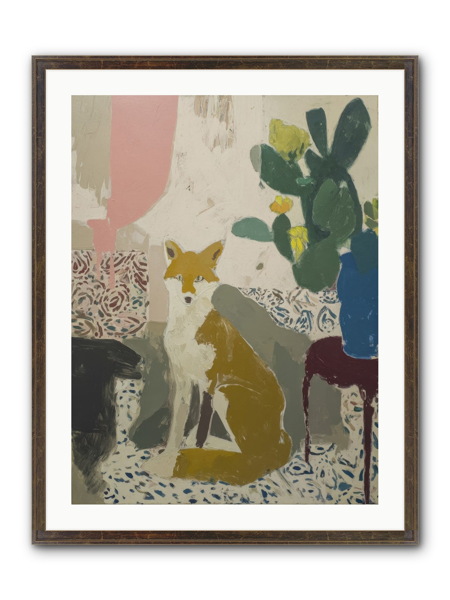 Emperor Framed Print - Slimwoods Black/Gold 24x32
