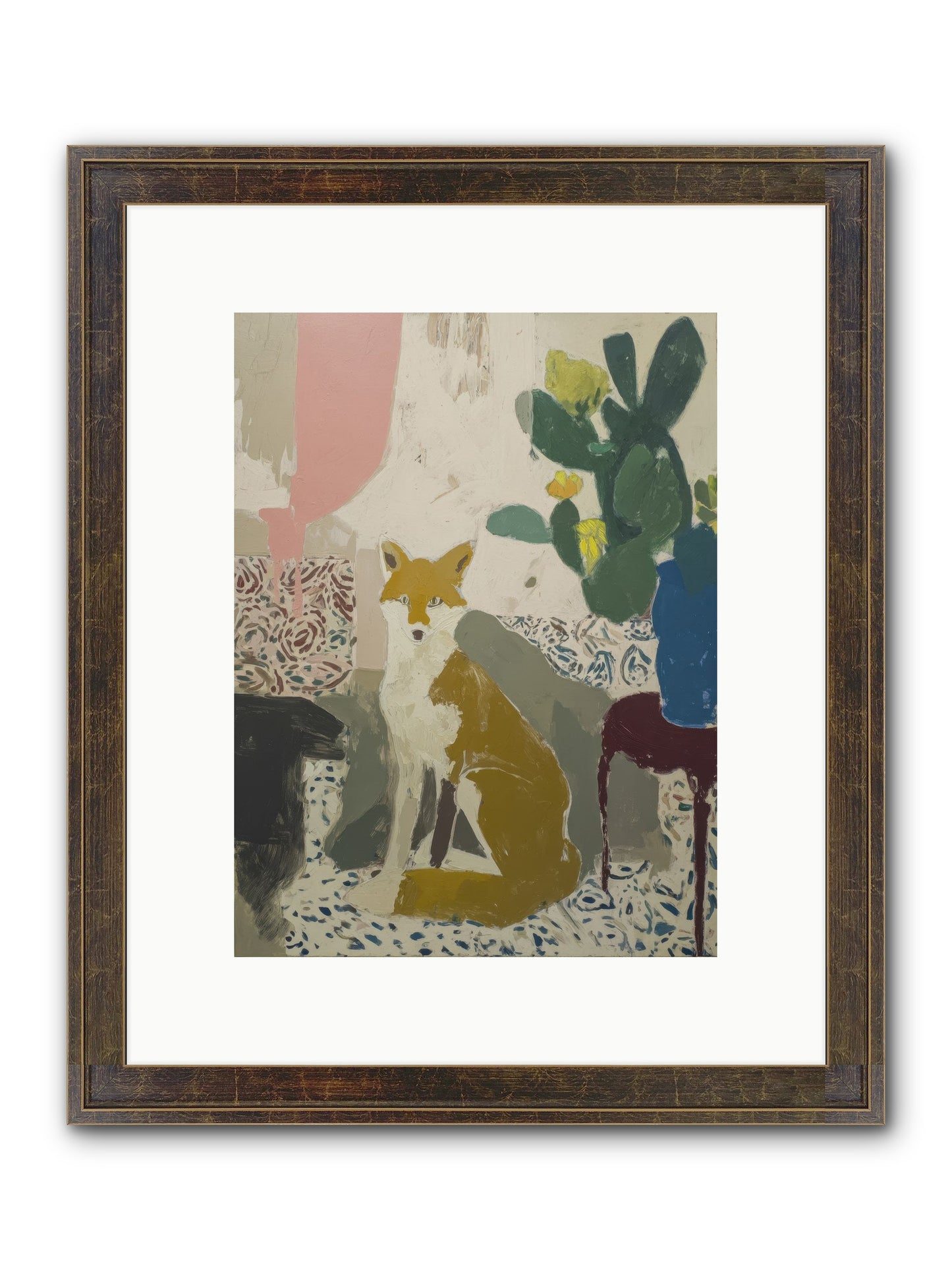 Emperor Framed Print - Slimwoods Black/Gold 9x12