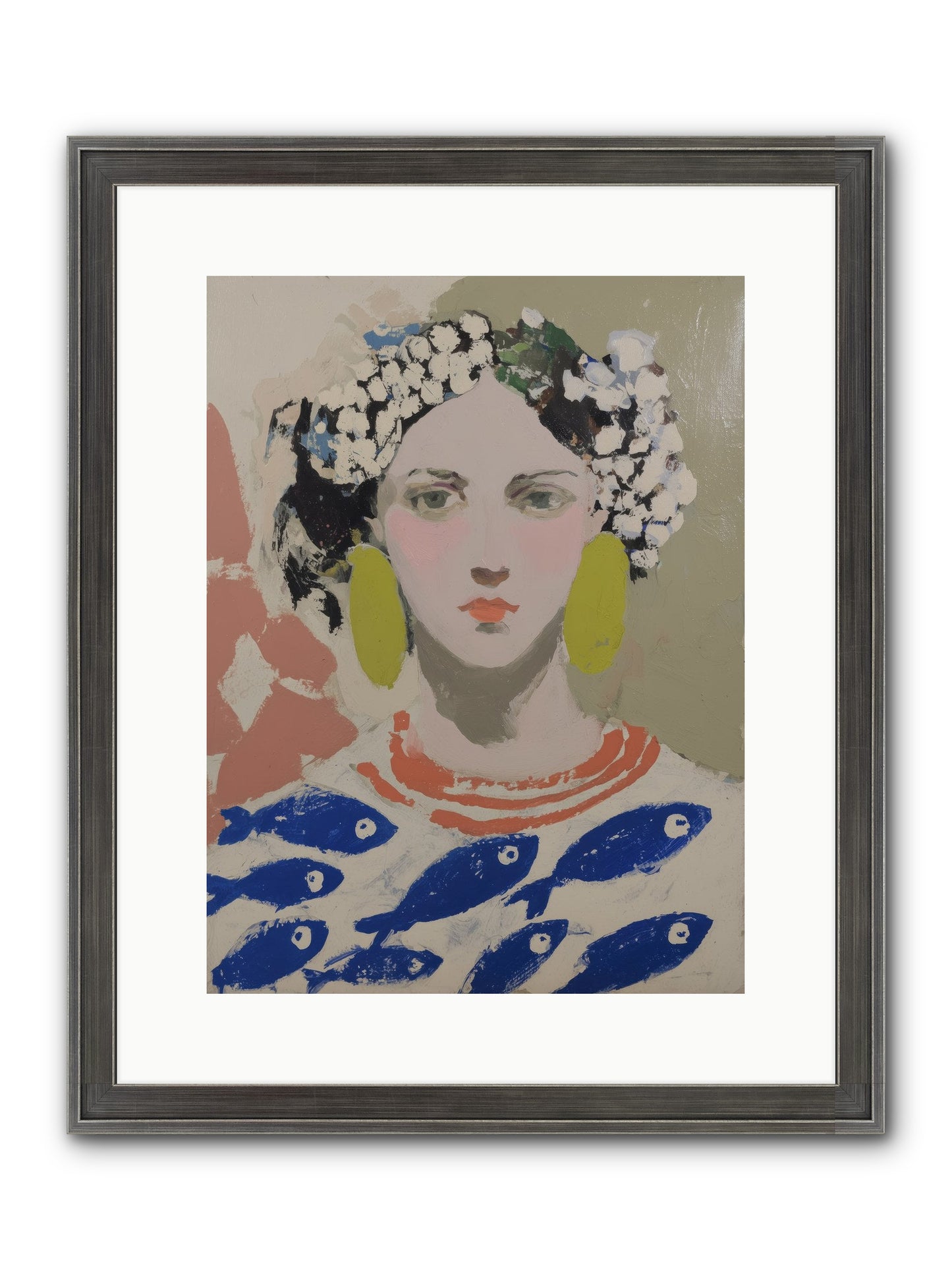Empress Of Riviera Tables Framed Print - Slimwoods Black/Silver 12x16