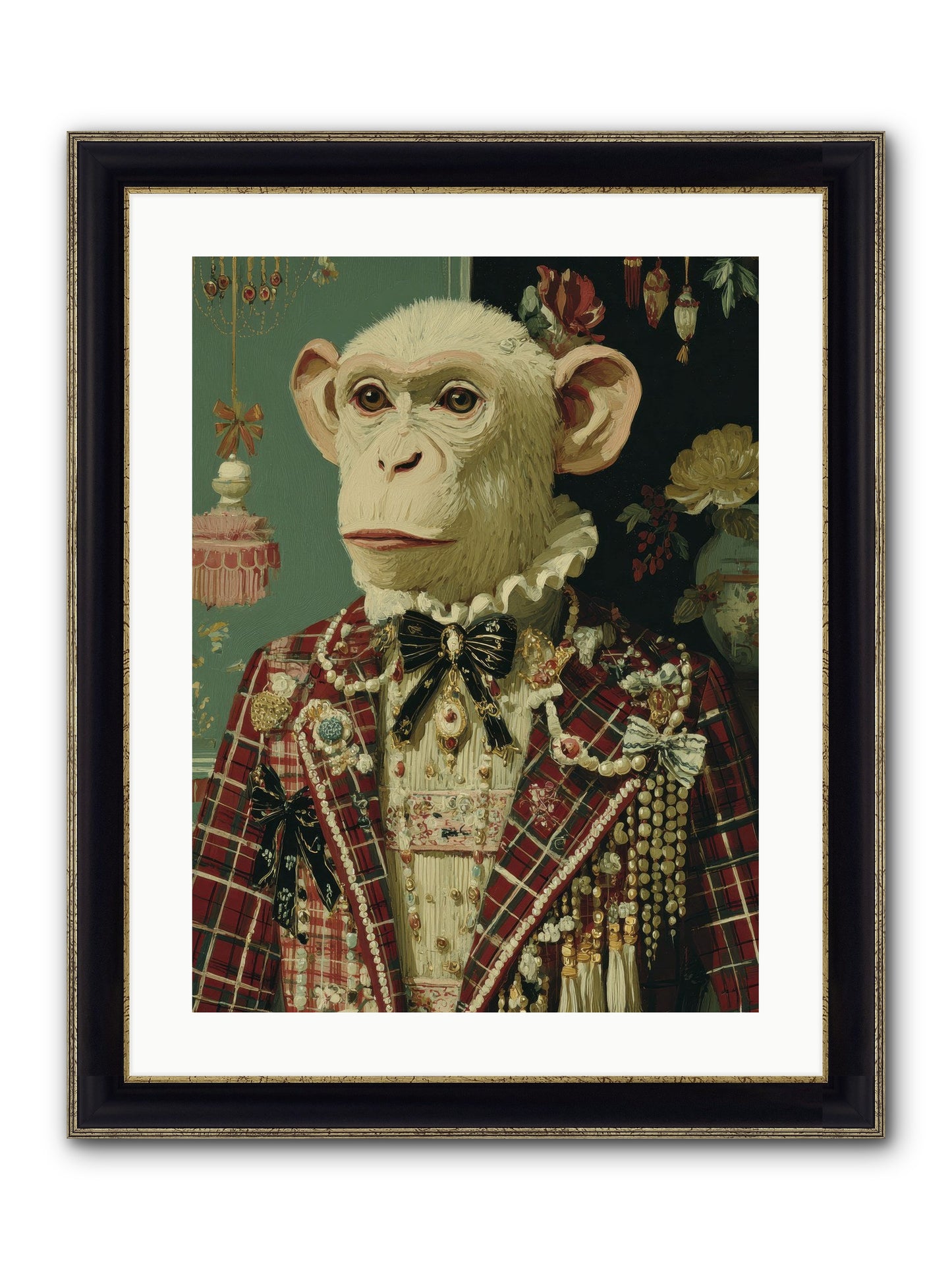 Enamored Traditions No.1 Framed Print - Black & Gold 18x24