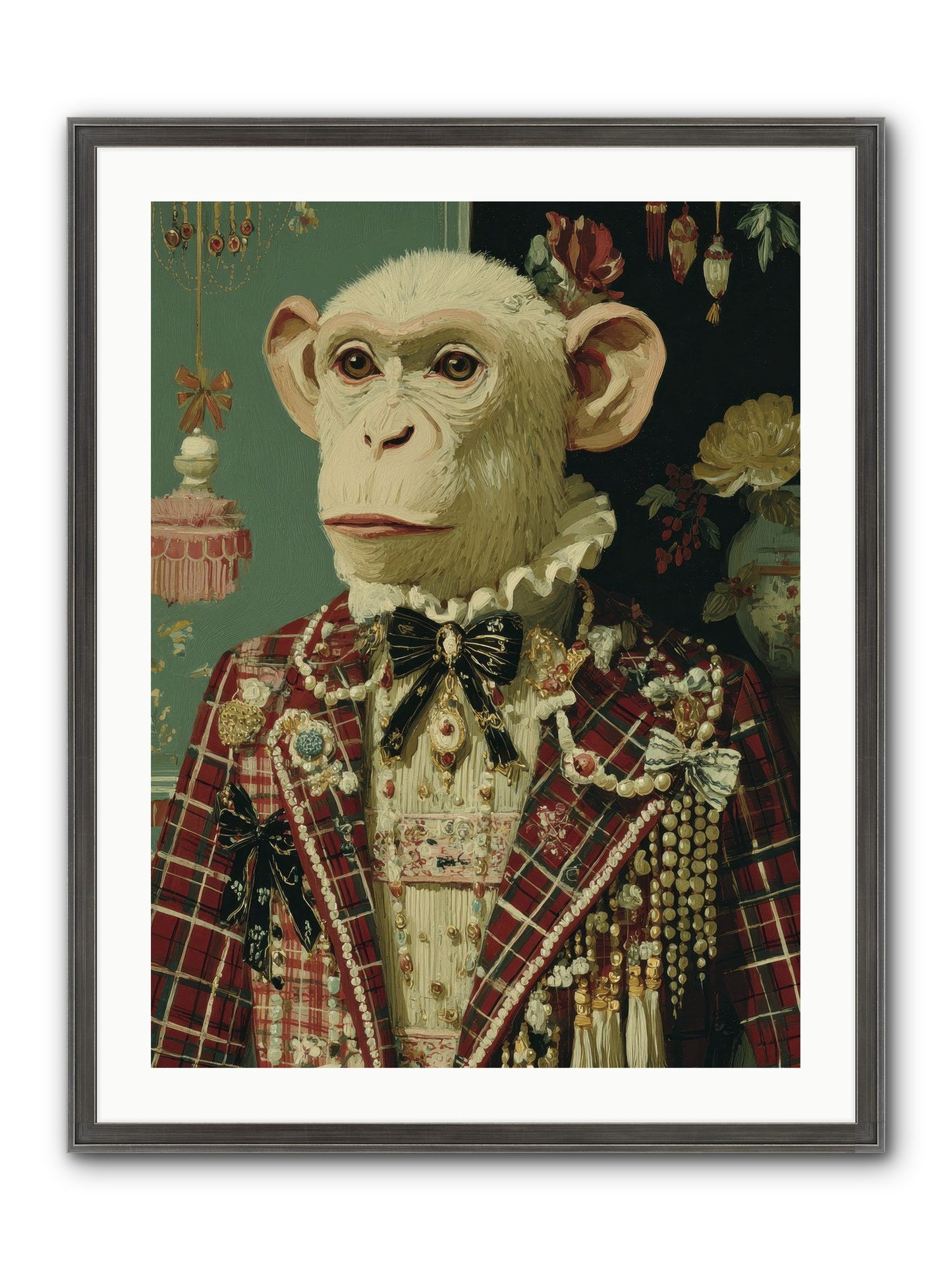 Enamored Traditions No.1 Framed Print - Slimwoods Black/Silver 24x32