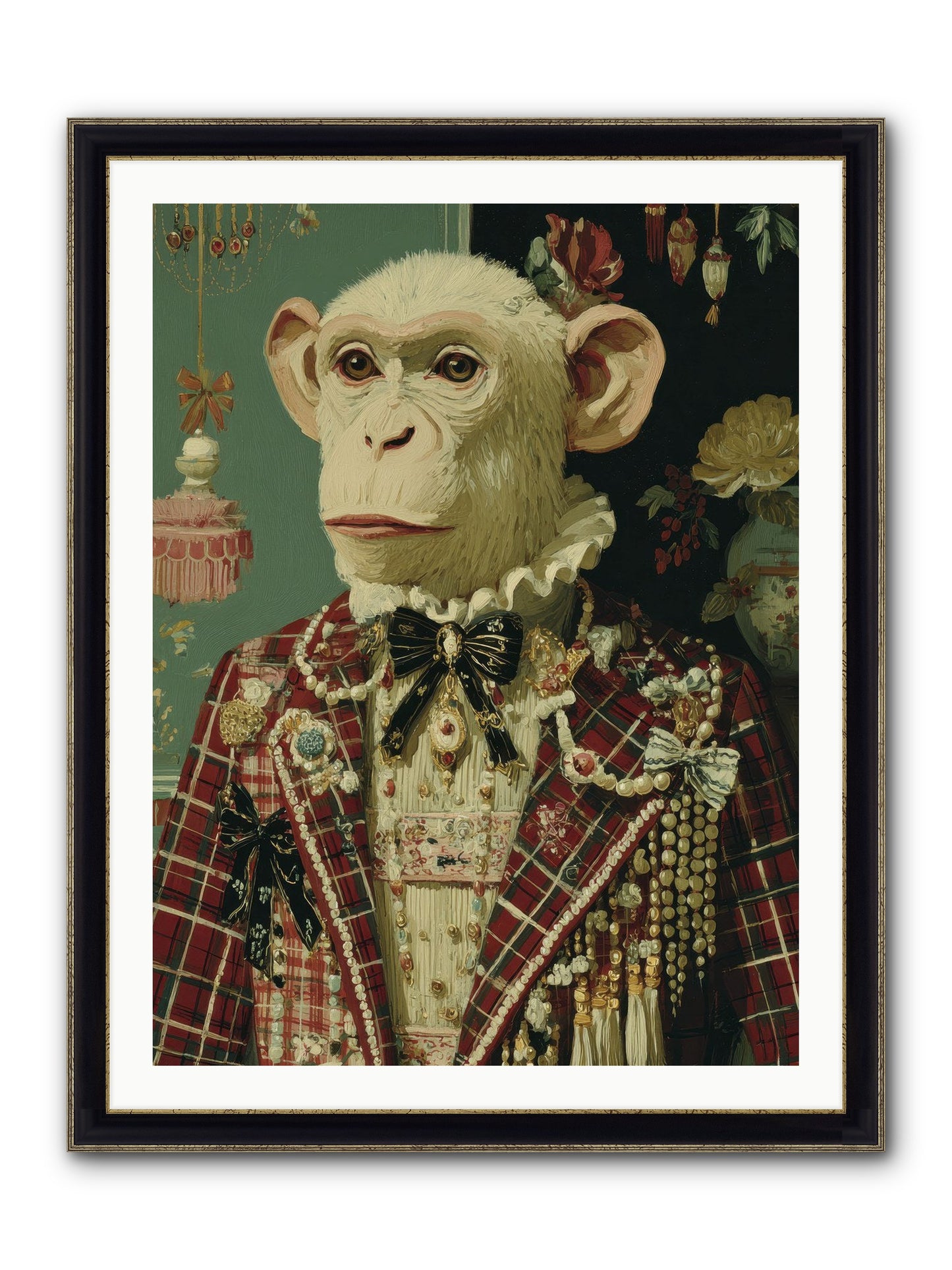 Enamored Traditions No.1 Framed Print - Black & Gold 30x40