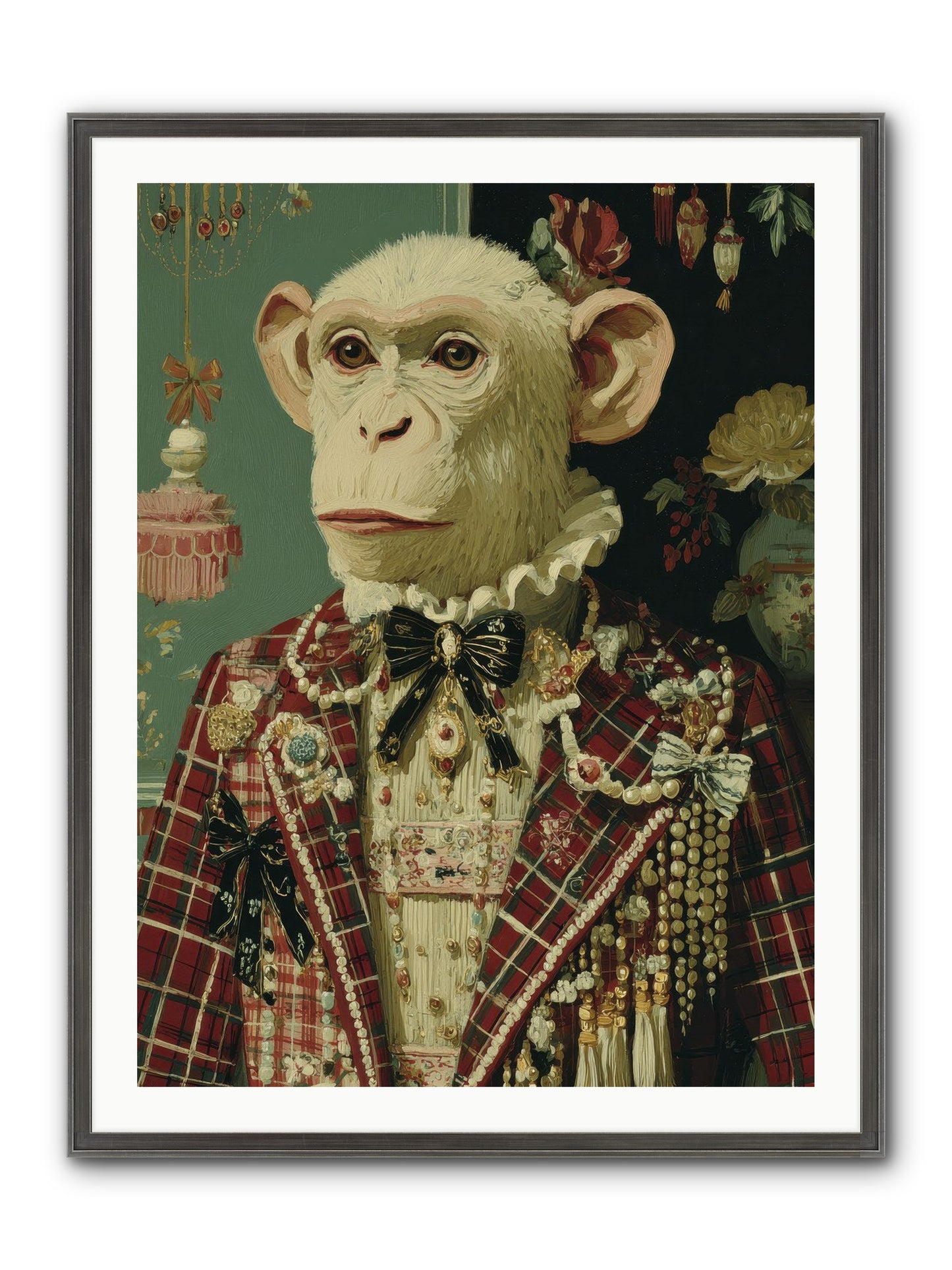 Enamored Traditions No.1 Framed Print - Slimwoods Black/Silver 30x40