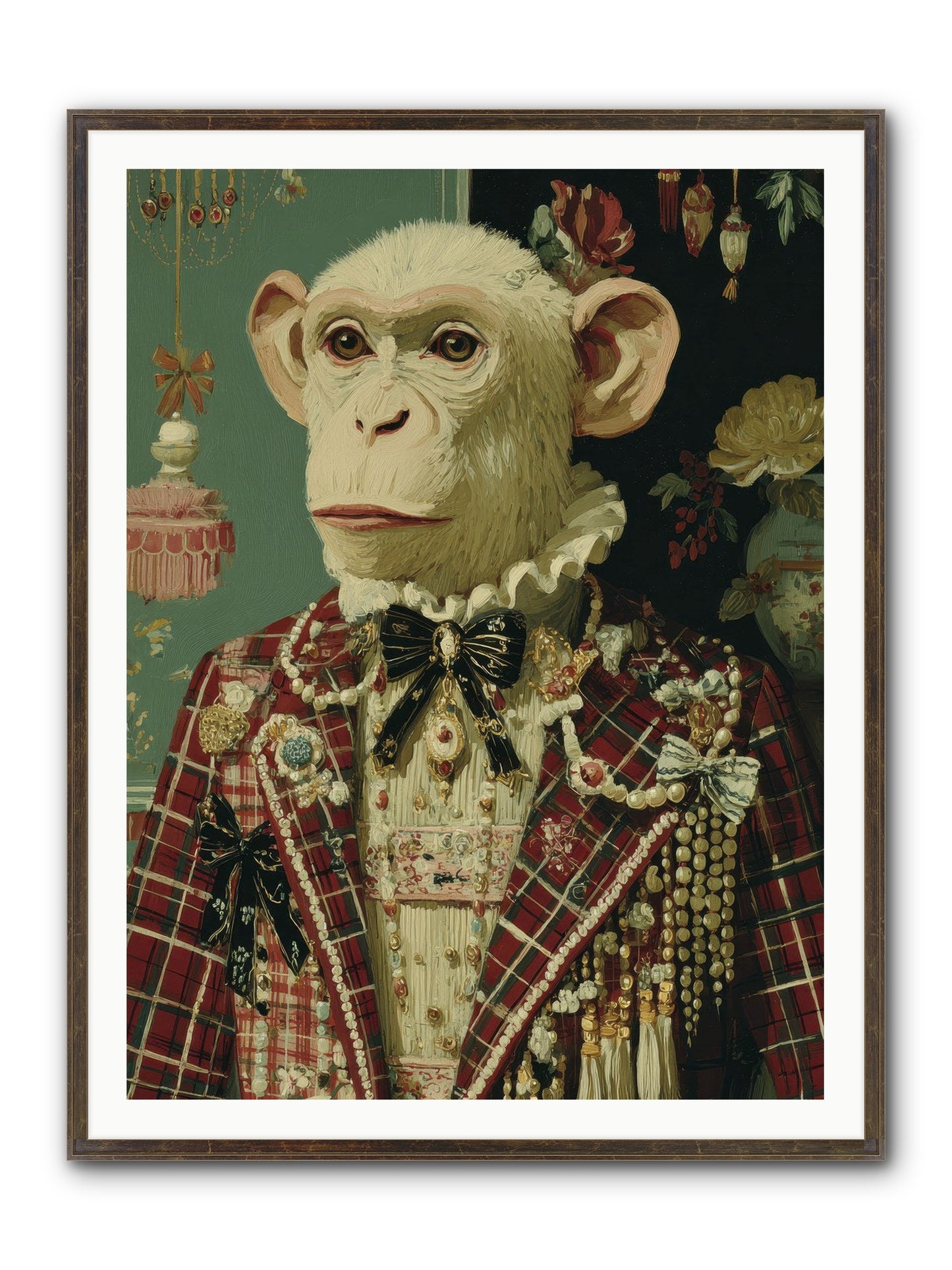 Enamored Traditions No.1 Framed Print - Slimwoods Black/Gold 36x48
