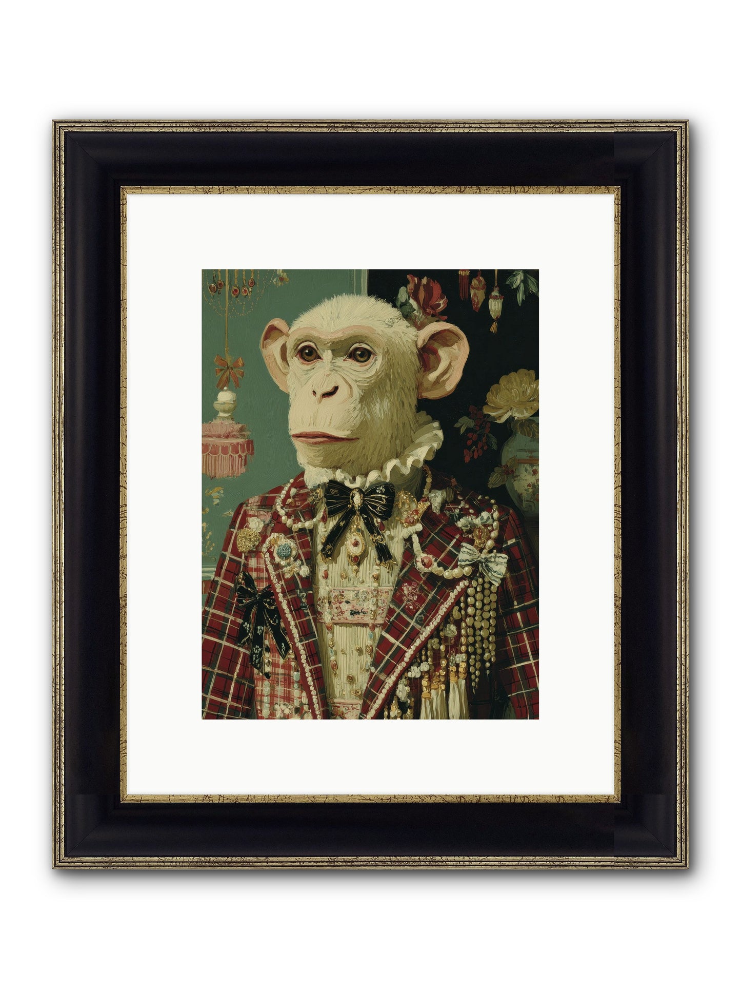 Enamored Traditions No.1 Framed Print - Black & Gold 9x12