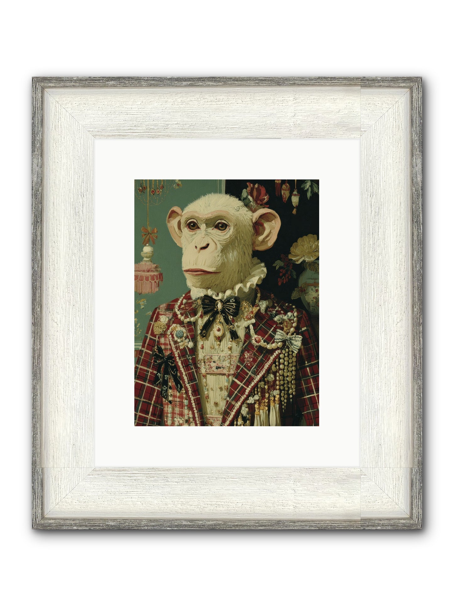 Enamored Traditions No.1 Framed Print - Driftwood White 9x12