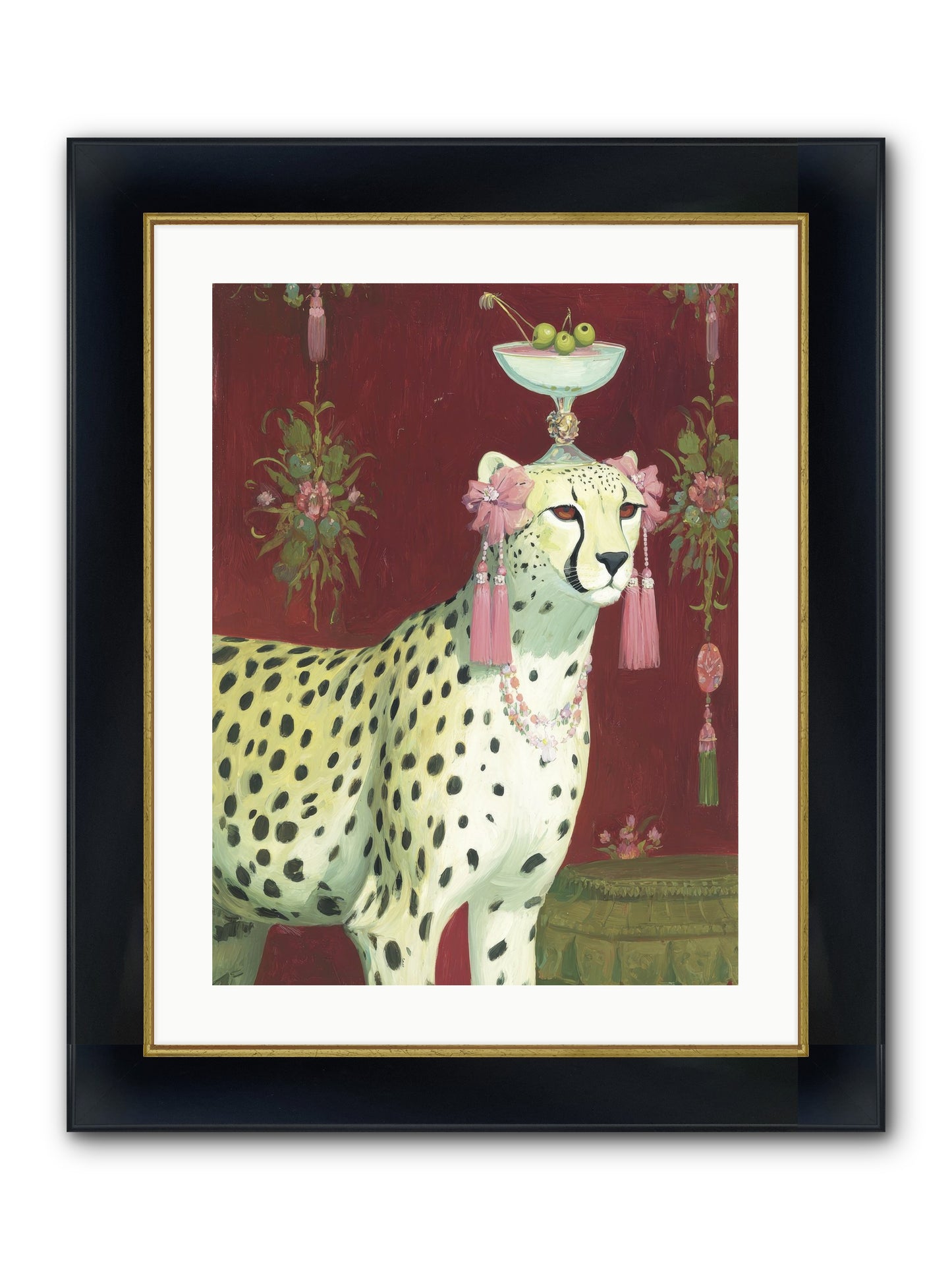 Enchanted Procession Framed Print - Wide Black w/Gold 18x24