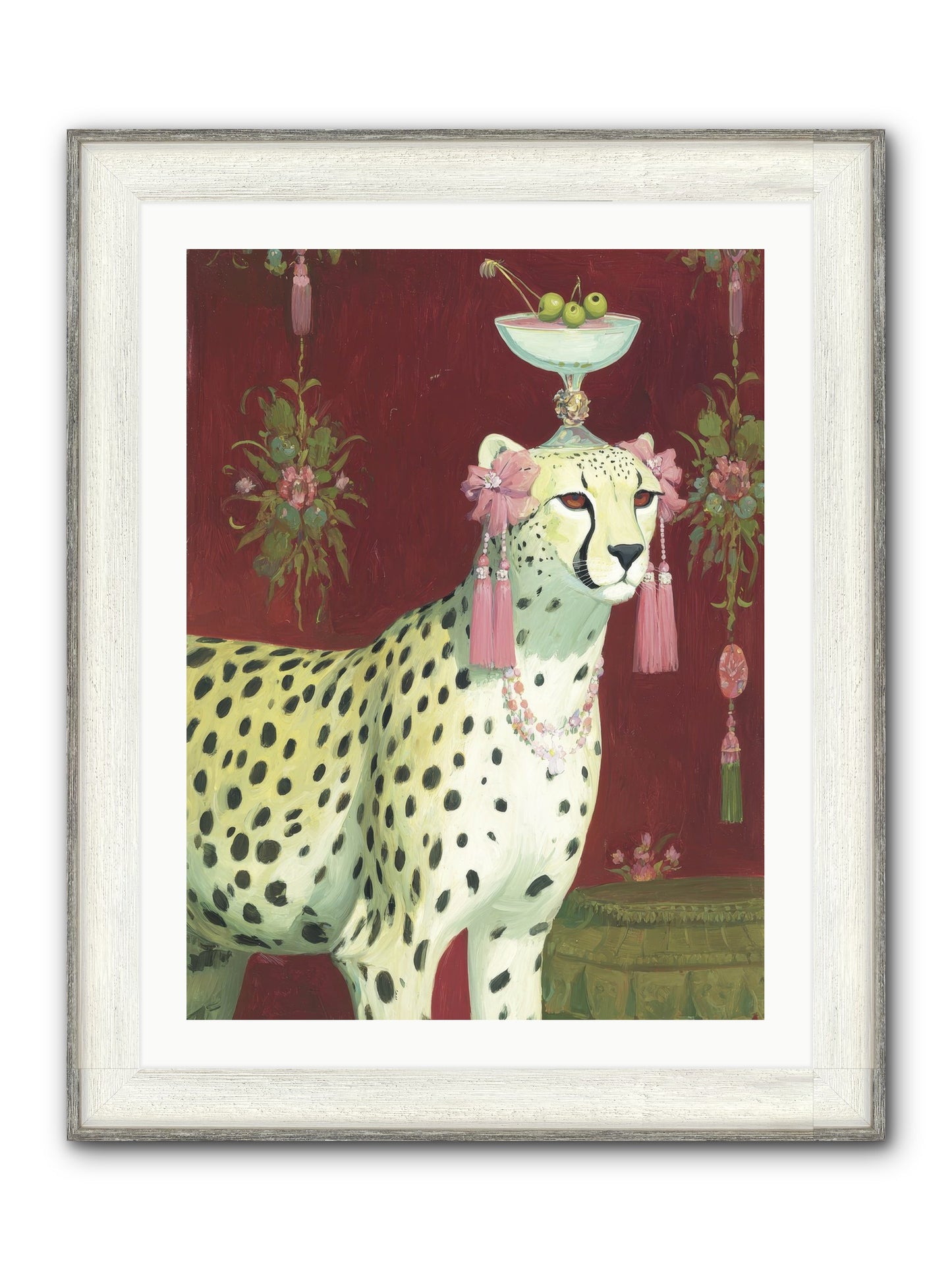 Enchanted Procession Framed Print - Driftwood White 24x32