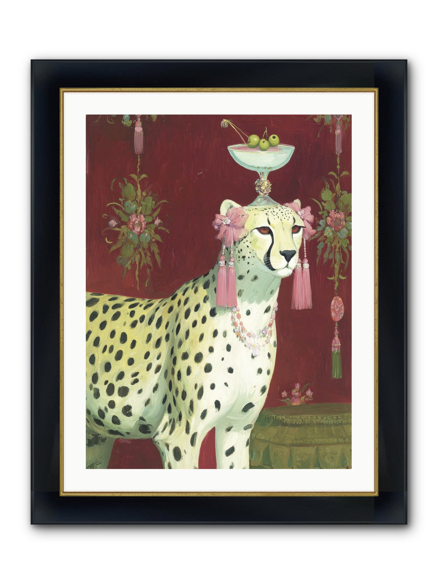 Enchanted Procession Framed Print - Wide Black w/Gold 24x32