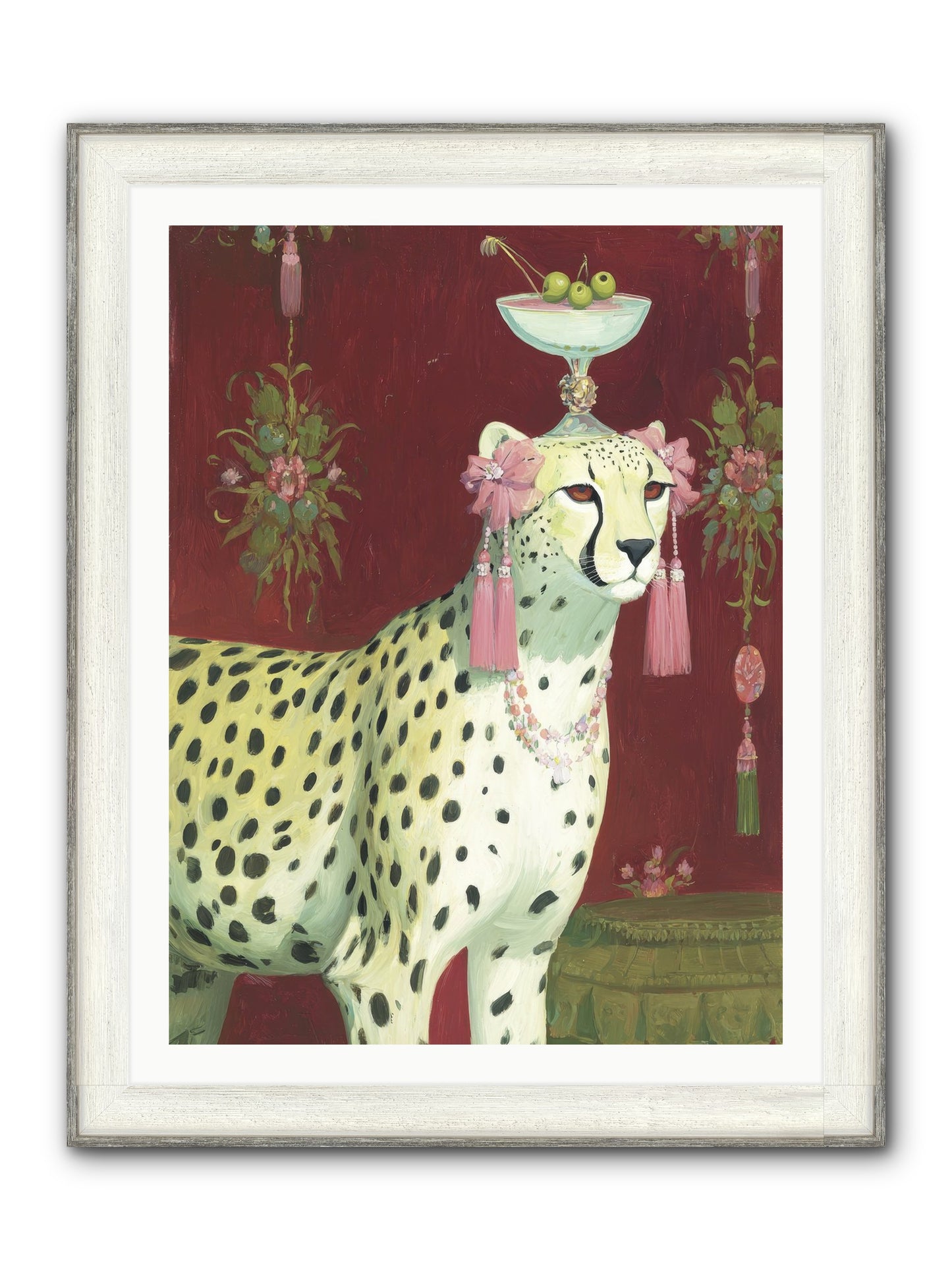 Enchanted Procession Framed Print - Driftwood White 30x40