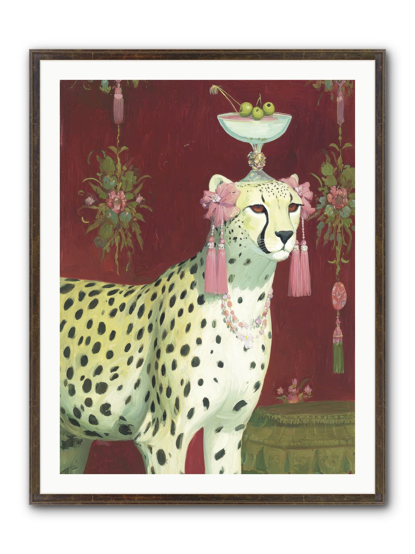 Enchanted Procession Framed Print - Slimwoods Black/Gold 30x40