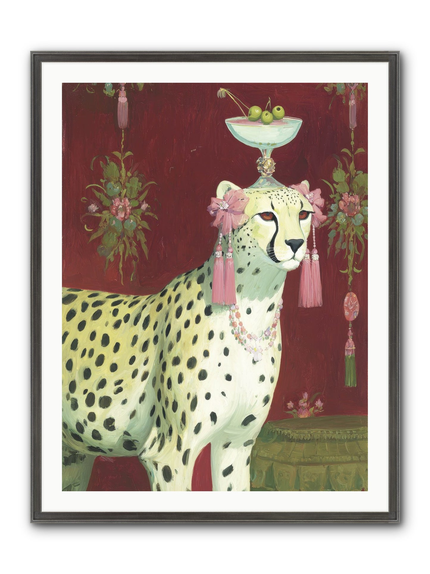 Enchanted Procession Framed Print - Slimwoods Black/Silver 30x40