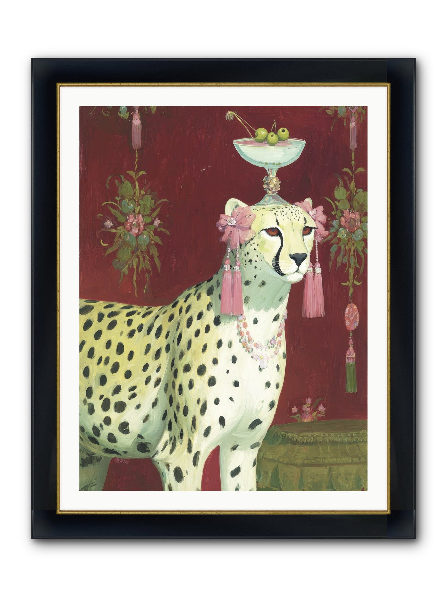 Enchanted Procession Framed Print - Wide Black w/Gold 30x40