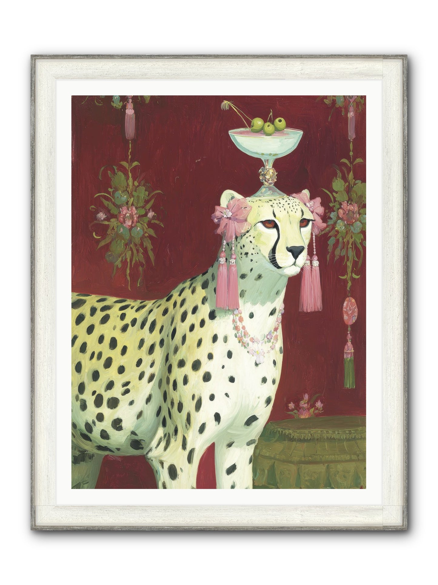 Enchanted Procession Framed Print - Driftwood White 36x48