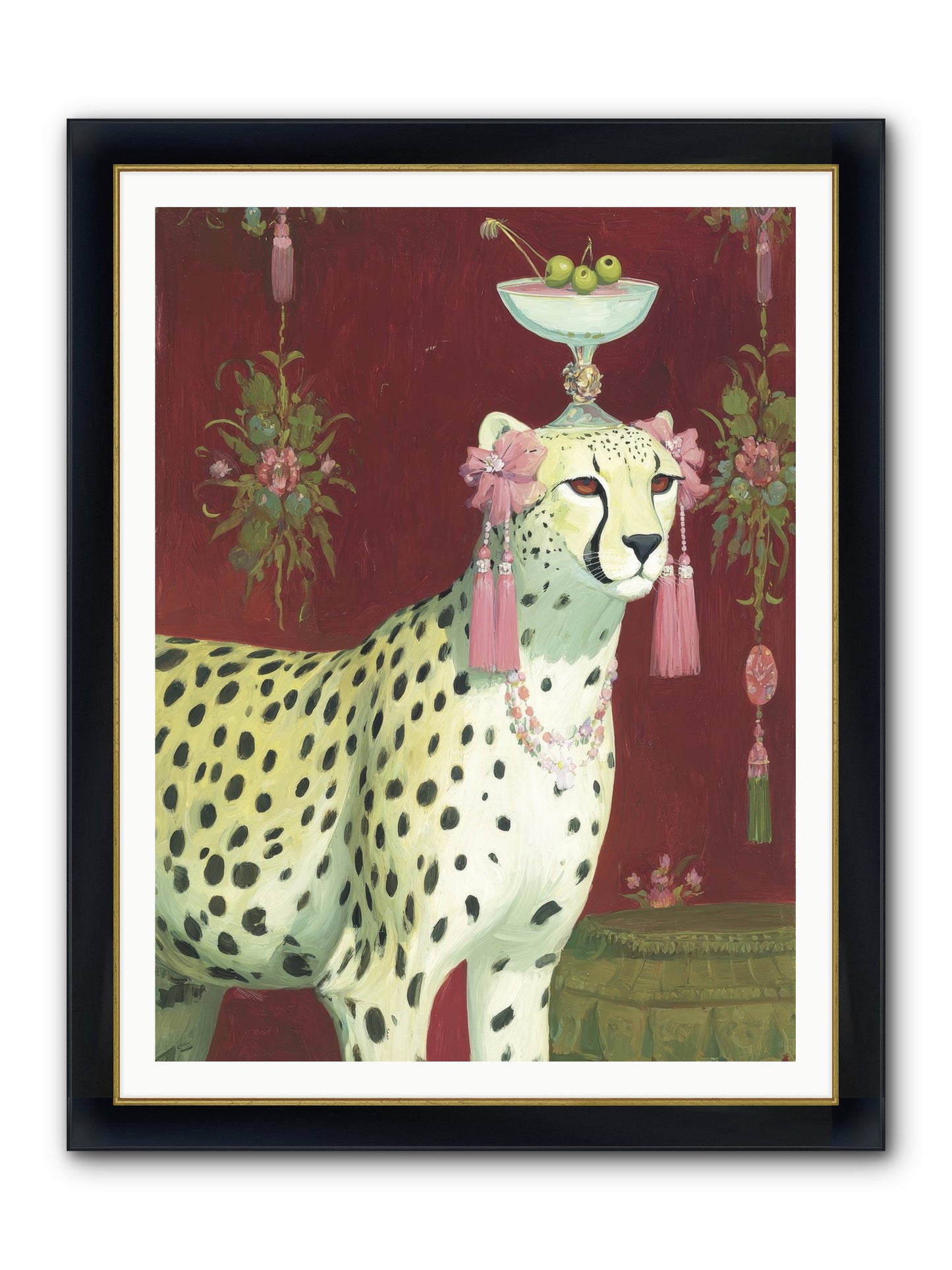 Enchanted Procession Framed Print - Wide Black w/Gold 36x48