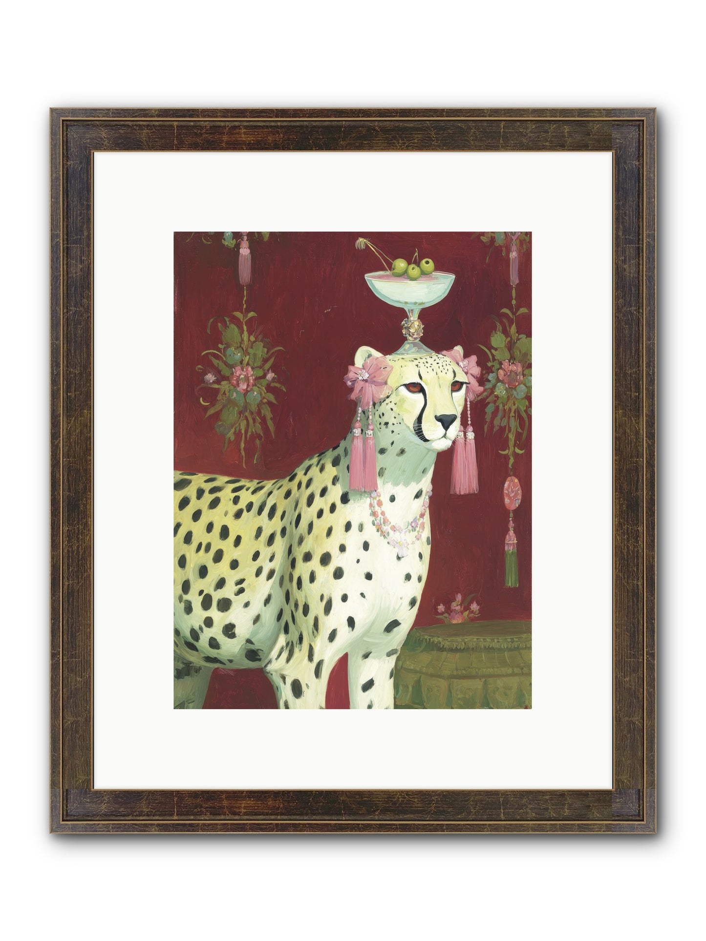 Enchanted Procession Framed Print - Slimwoods Black/Gold 9x12