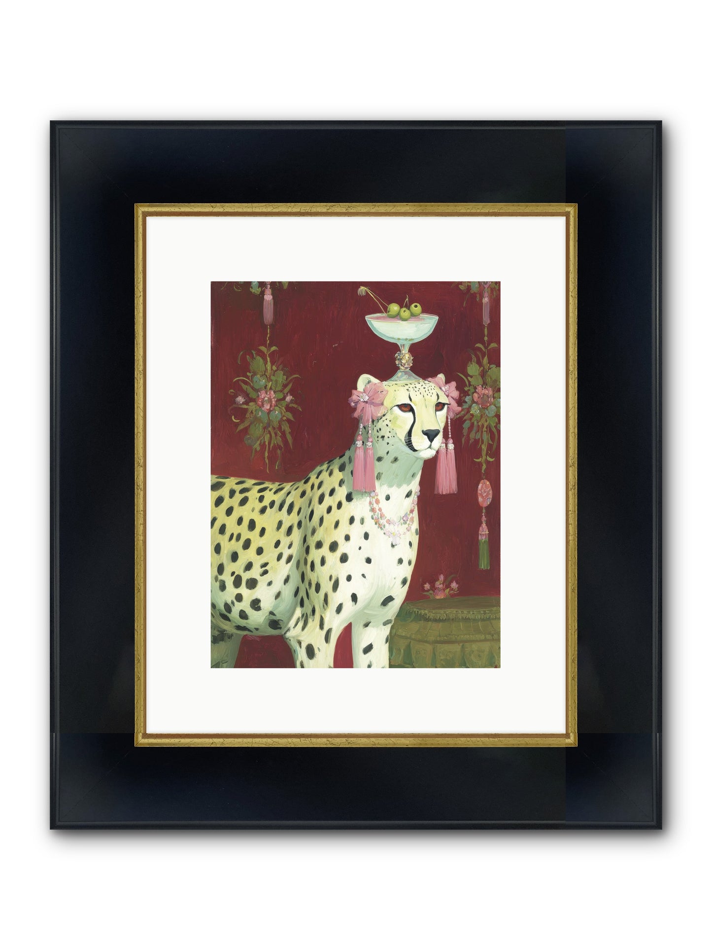 Enchanted Procession Framed Print - Wide Black w/Gold 9x12