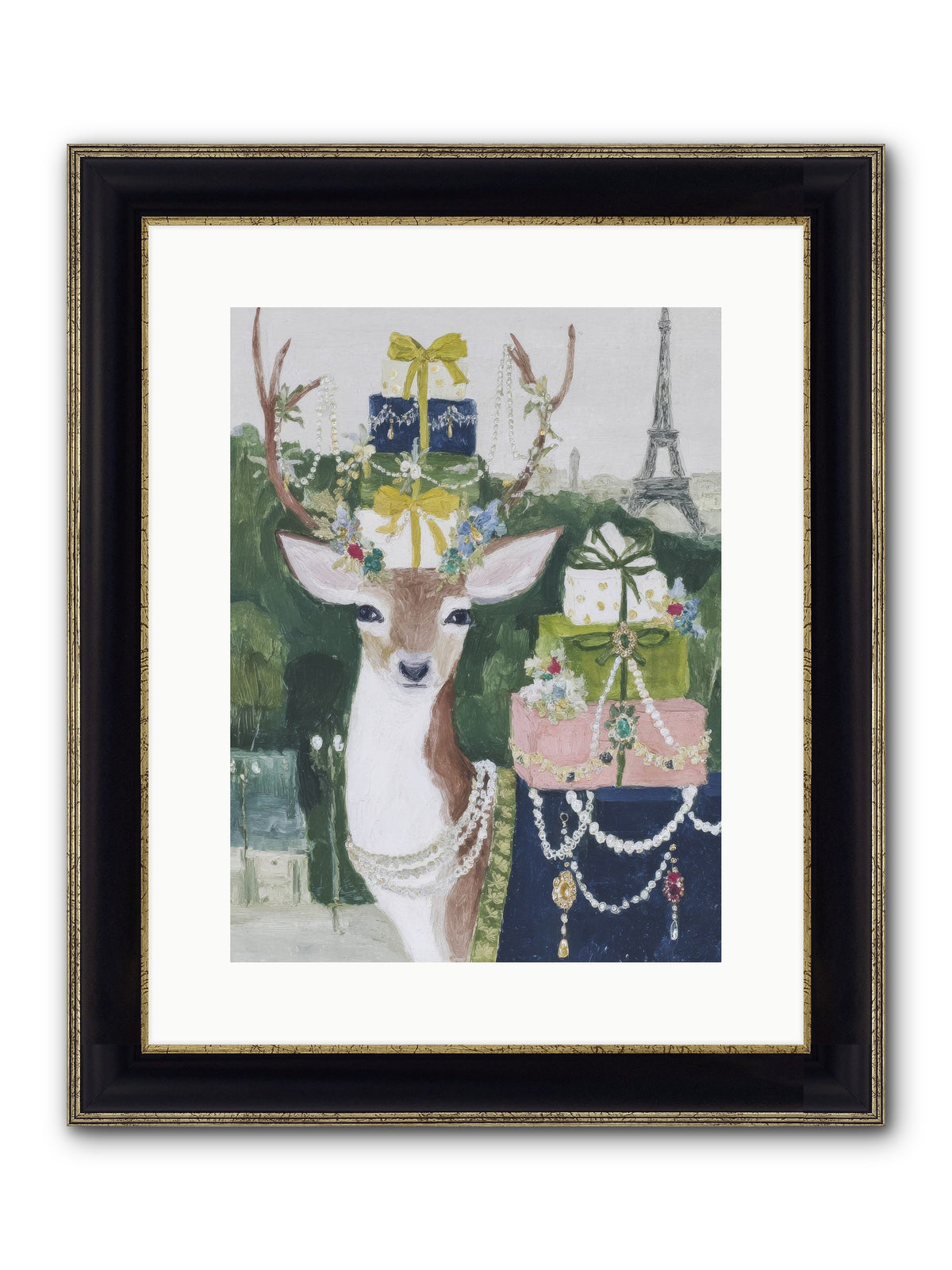 Enchantment Incarnate Framed Print - Black & Gold 12x16