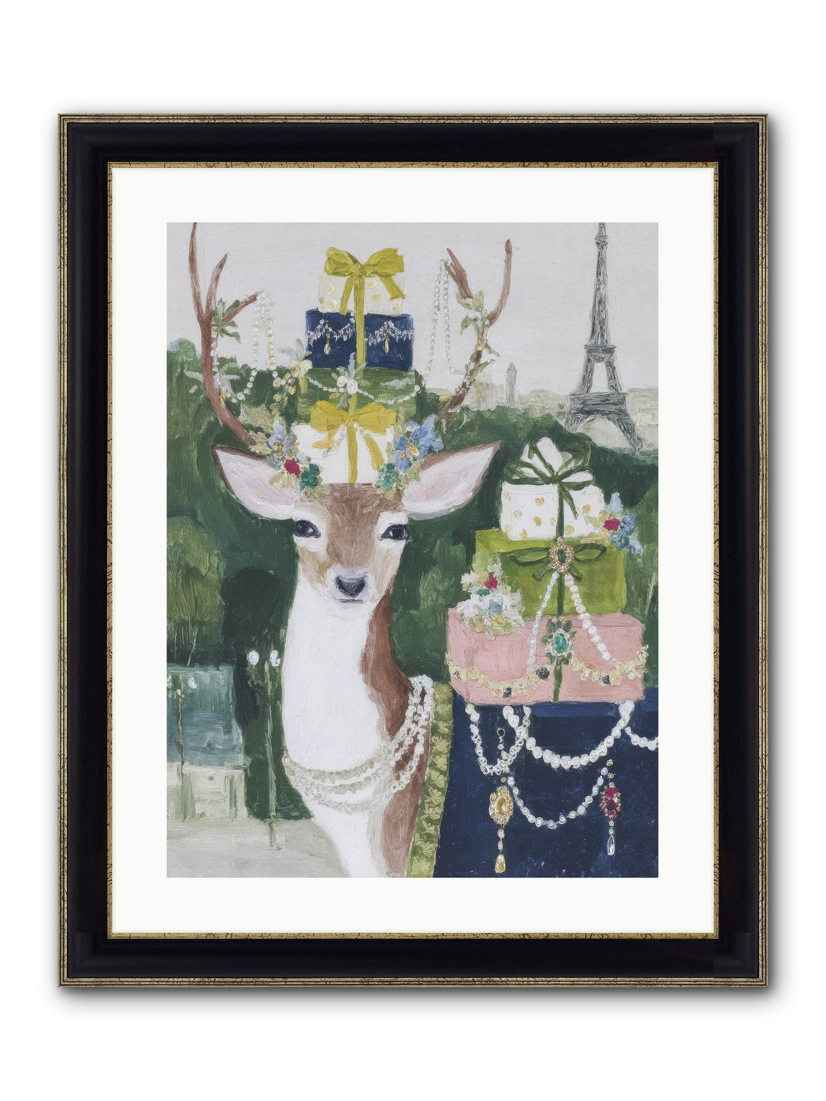 Enchantment Incarnate Framed Print - Black & Gold 18x24