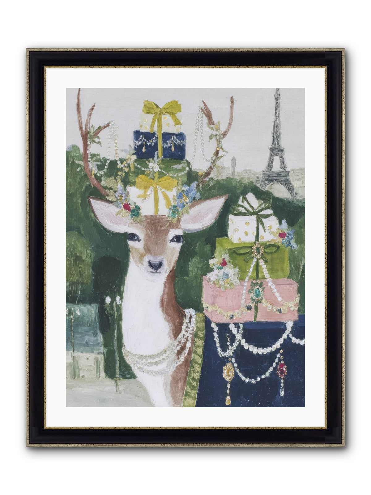 Enchantment Incarnate Framed Print - Black & Gold 24x32
