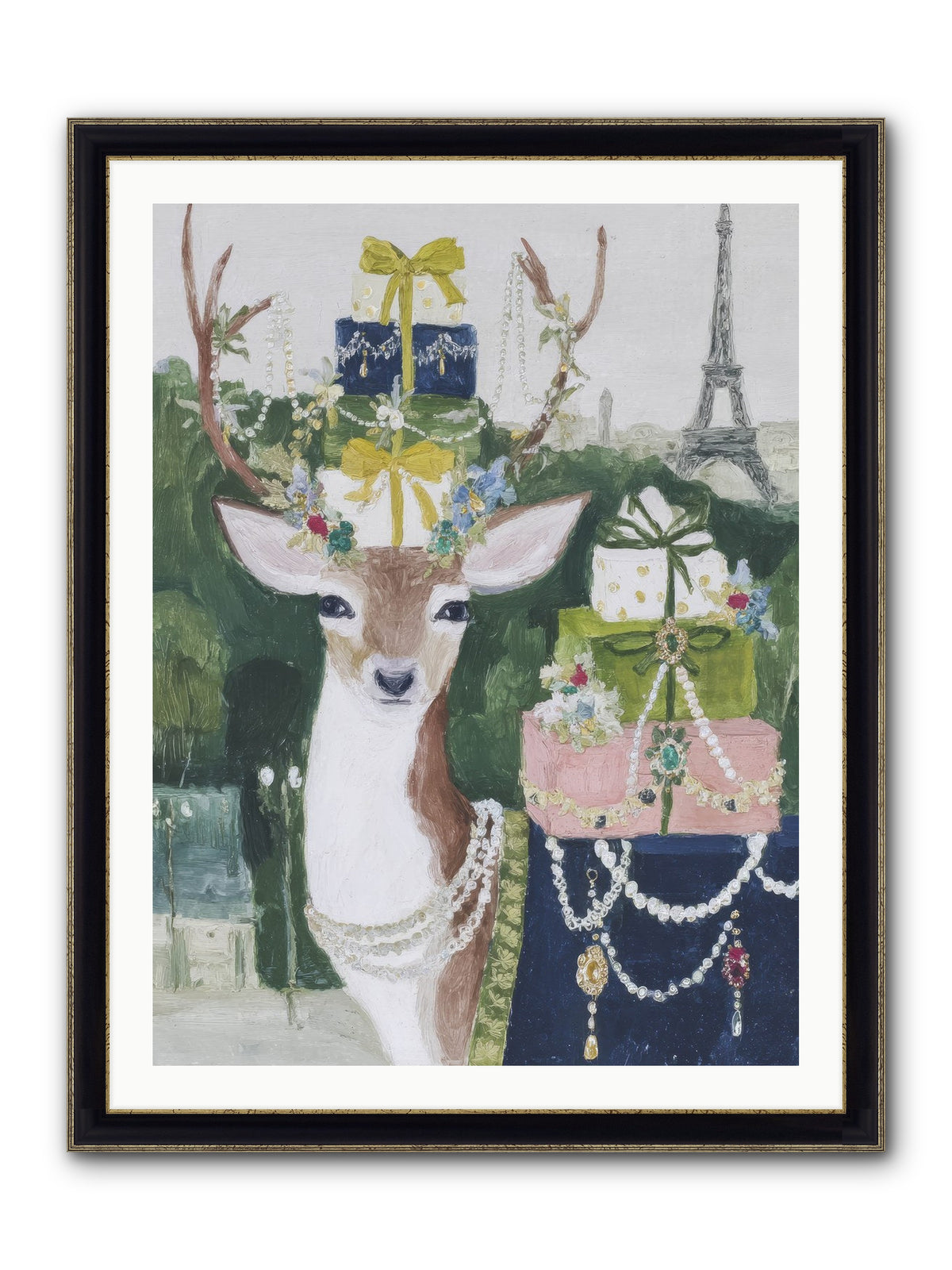 Enchantment Incarnate Framed Print - Black & Gold 30x40