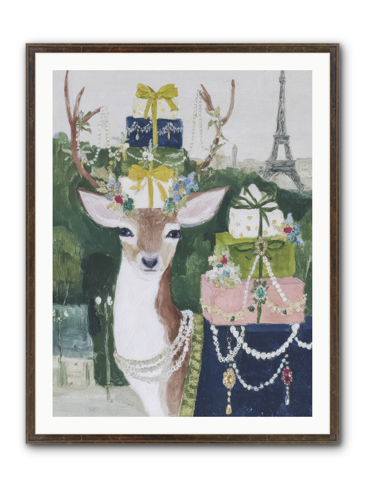 Enchantment Incarnate Framed Print - Slimwoods Black/Gold 30x40