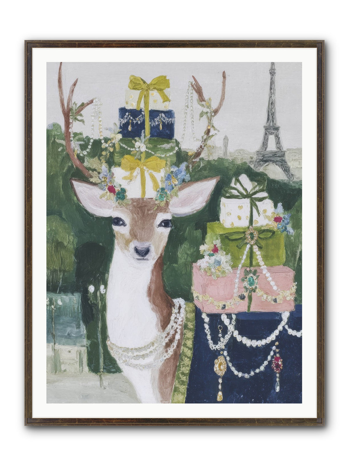 Enchantment Incarnate Framed Print - Slimwoods Black/Gold 36x48